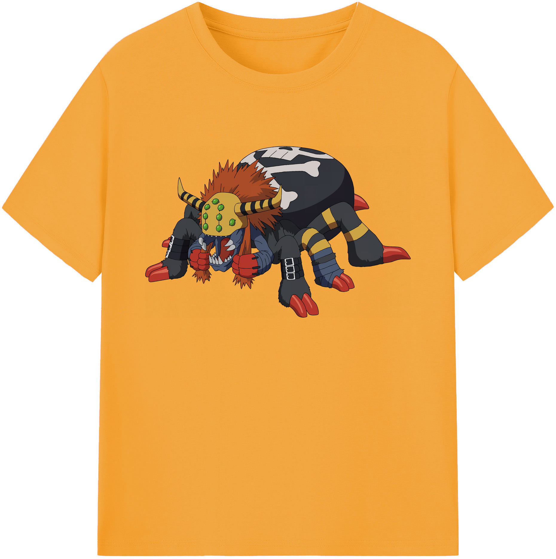 （画像用） Digimon デジタルモンスター/デジモン 綿100％ メンズ半袖Tシャツ｜肌触りやわらか＆通気性