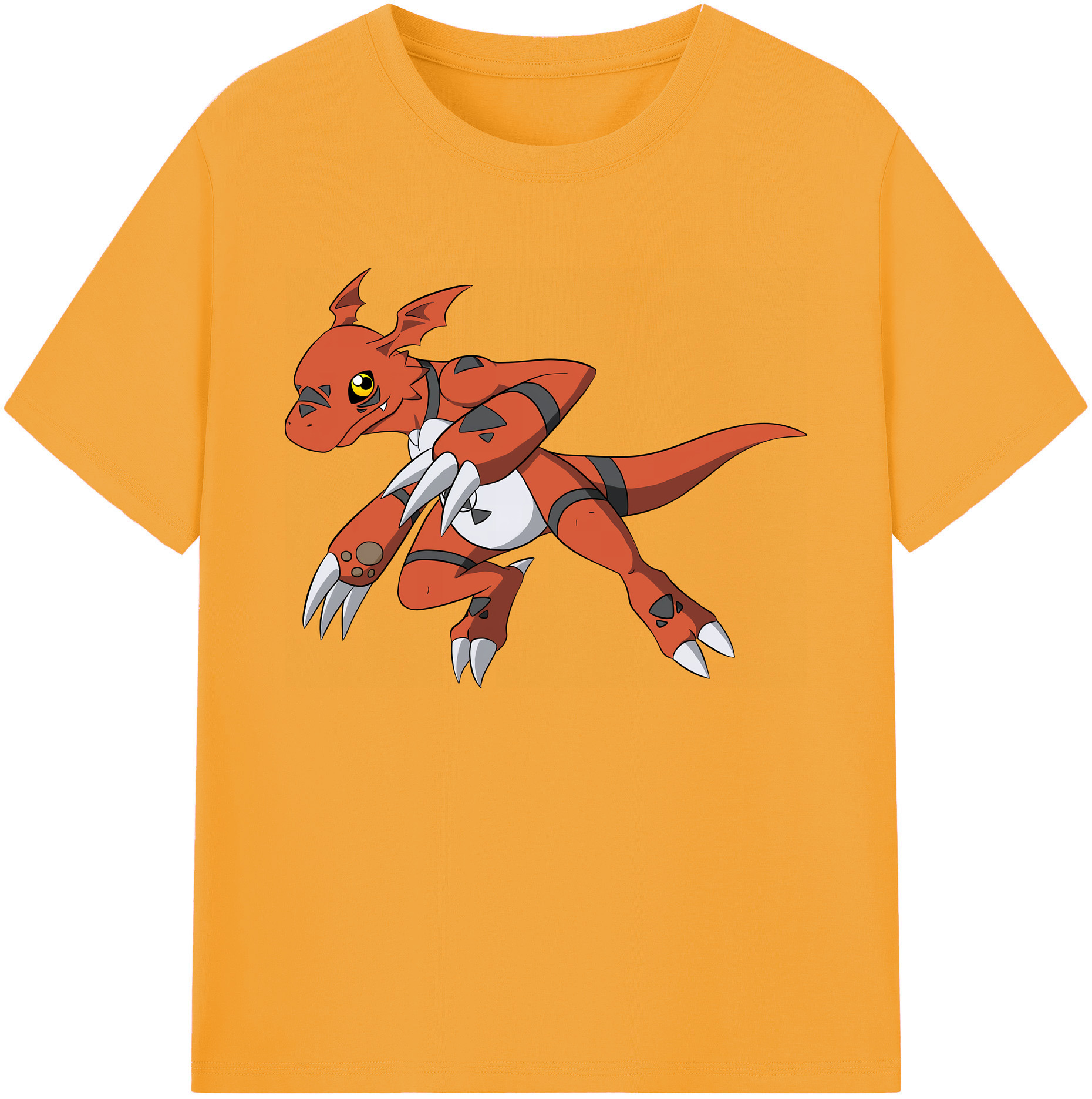 （画像用） Digimon デジタルモンスター/デジモン 綿100％ メンズ半袖Tシャツ｜肌触りやわらか＆通気性