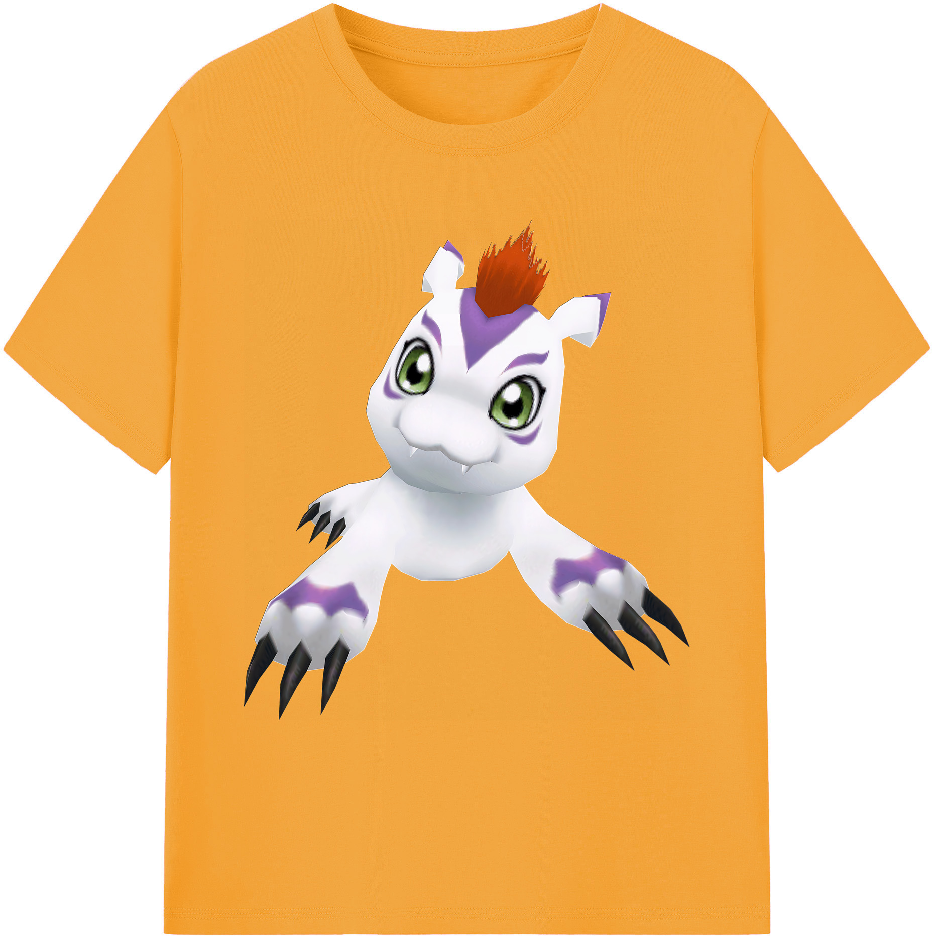 （画像用） Digimon デジタルモンスター/デジモン 綿100％ メンズ半袖Tシャツ｜肌触りやわらか＆通気性