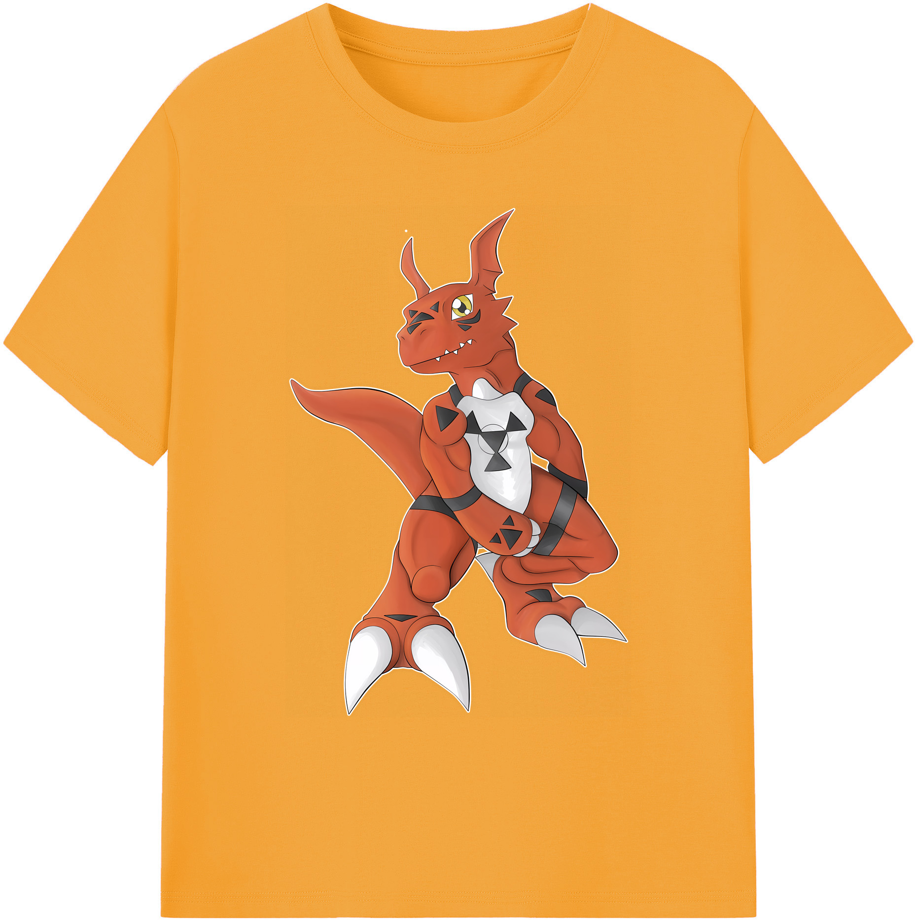 （画像用） Digimon デジタルモンスター/デジモン 綿100％ メンズ半袖Tシャツ｜肌触りやわらか＆通気性