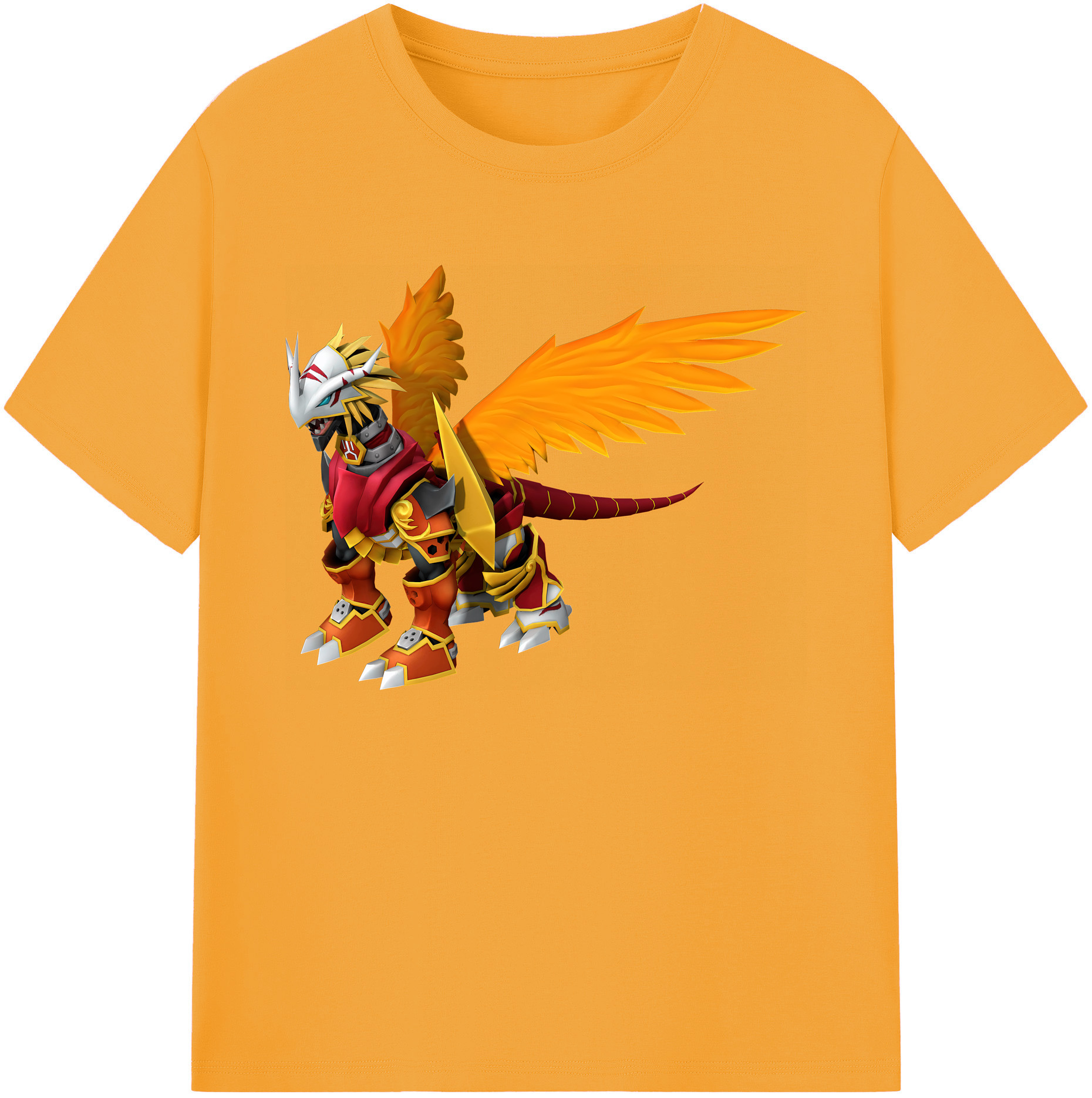 （画像用） Digimon デジタルモンスター/デジモン 綿100％ メンズ半袖Tシャツ｜肌触りやわらか＆通気性