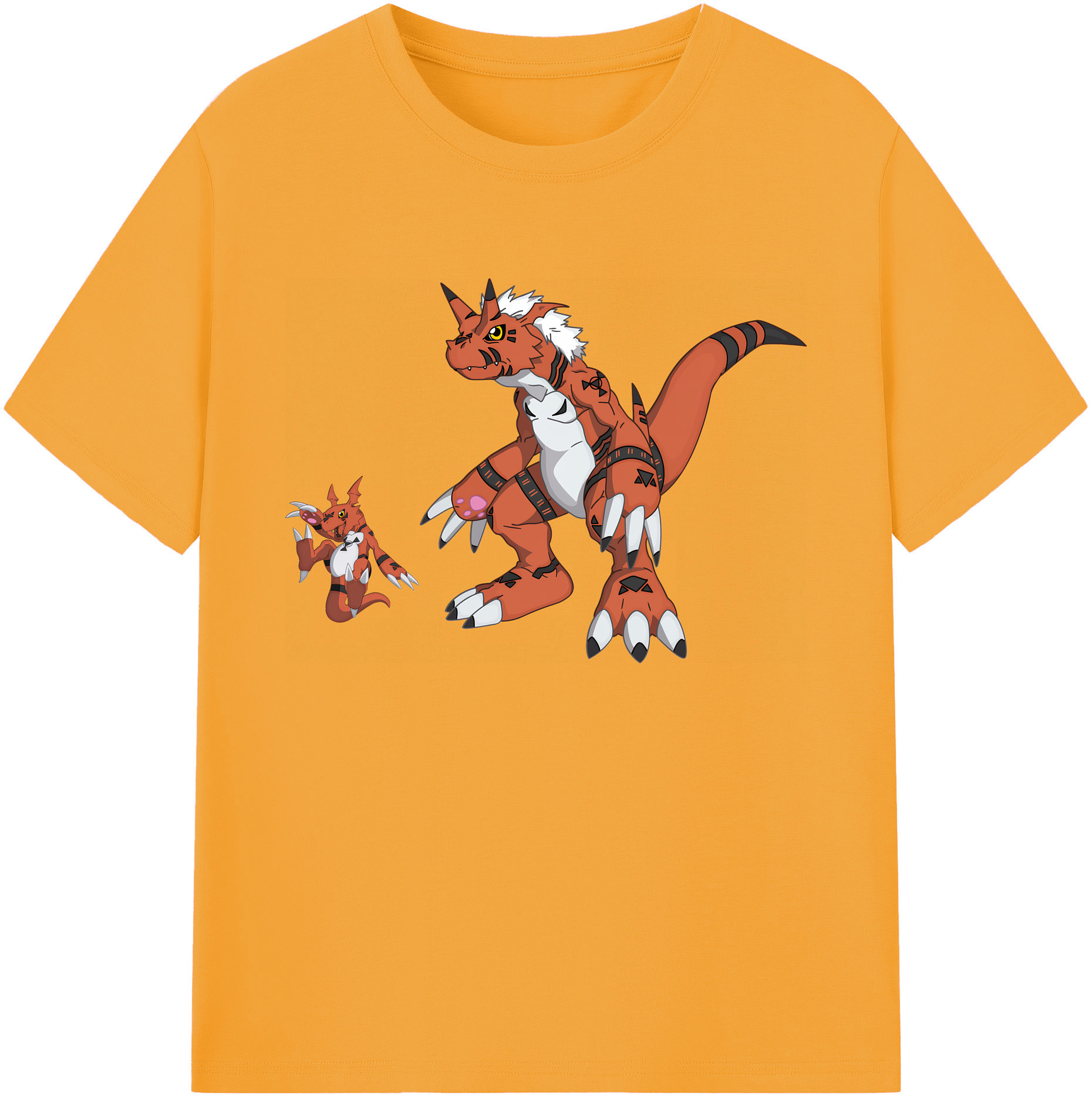 （画像用） Digimon デジタルモンスター/デジモン 綿100％ メンズ半袖Tシャツ｜肌触りやわらか＆通気性