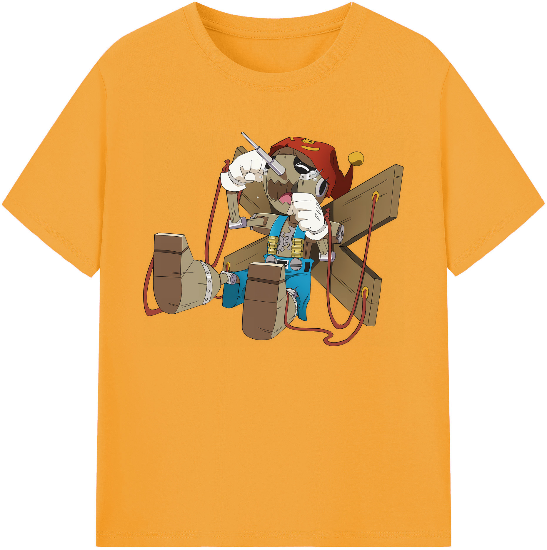 （画像用） Digimon デジタルモンスター/デジモン 綿100％ メンズ半袖Tシャツ｜肌触りやわらか＆通気性