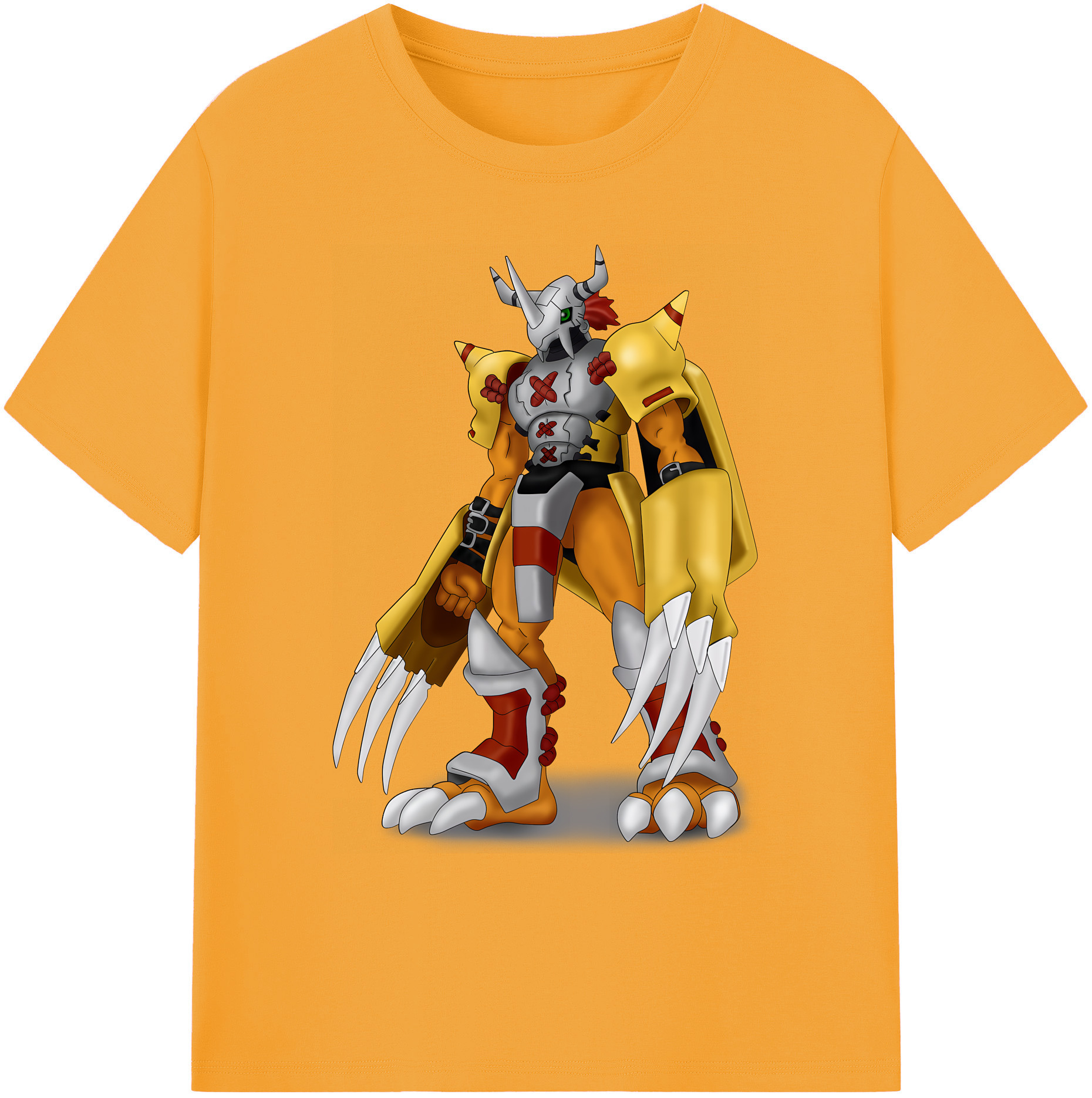 （画像用） Digimon デジタルモンスター/デジモン 綿100％ メンズ半袖Tシャツ｜肌触りやわらか＆通気性