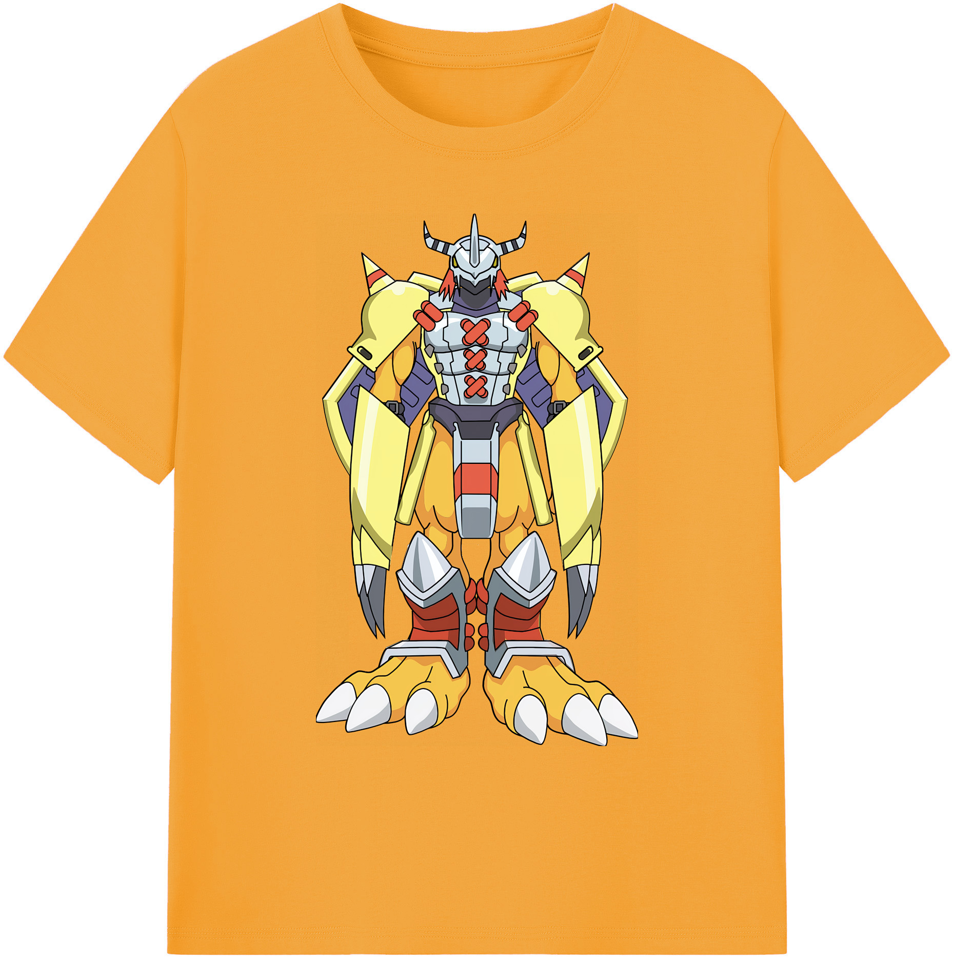 （画像用） Digimon デジタルモンスター/デジモン 綿100％ メンズ半袖Tシャツ｜肌触りやわらか＆通気性