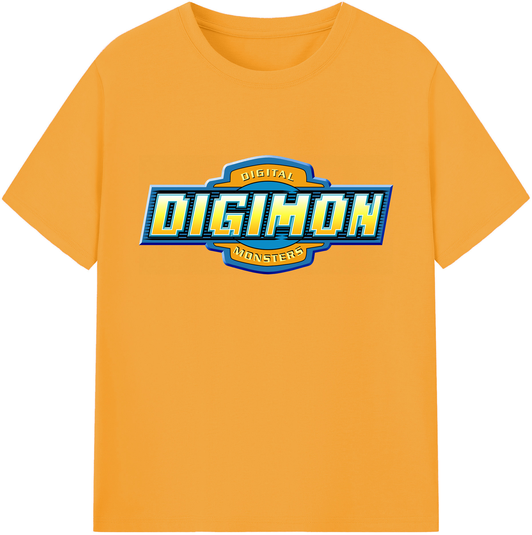 （画像用） Digimon デジタルモンスター/デジモン 綿100％ メンズ半袖Tシャツ｜肌触りやわらか＆通気性