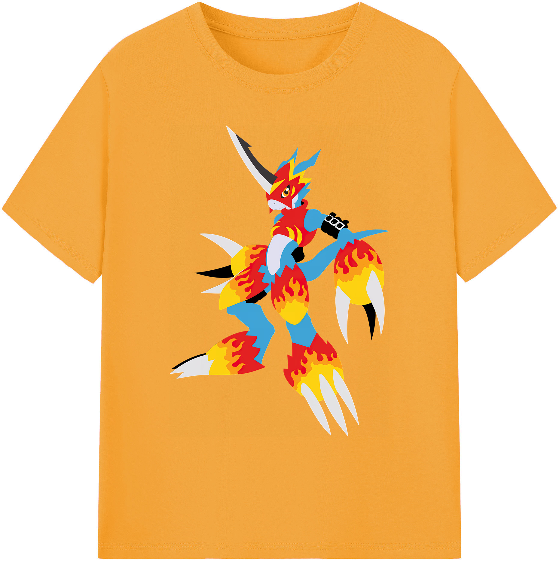 （画像用） Digimon デジタルモンスター/デジモン 綿100％ メンズ半袖Tシャツ｜肌触りやわらか＆通気性