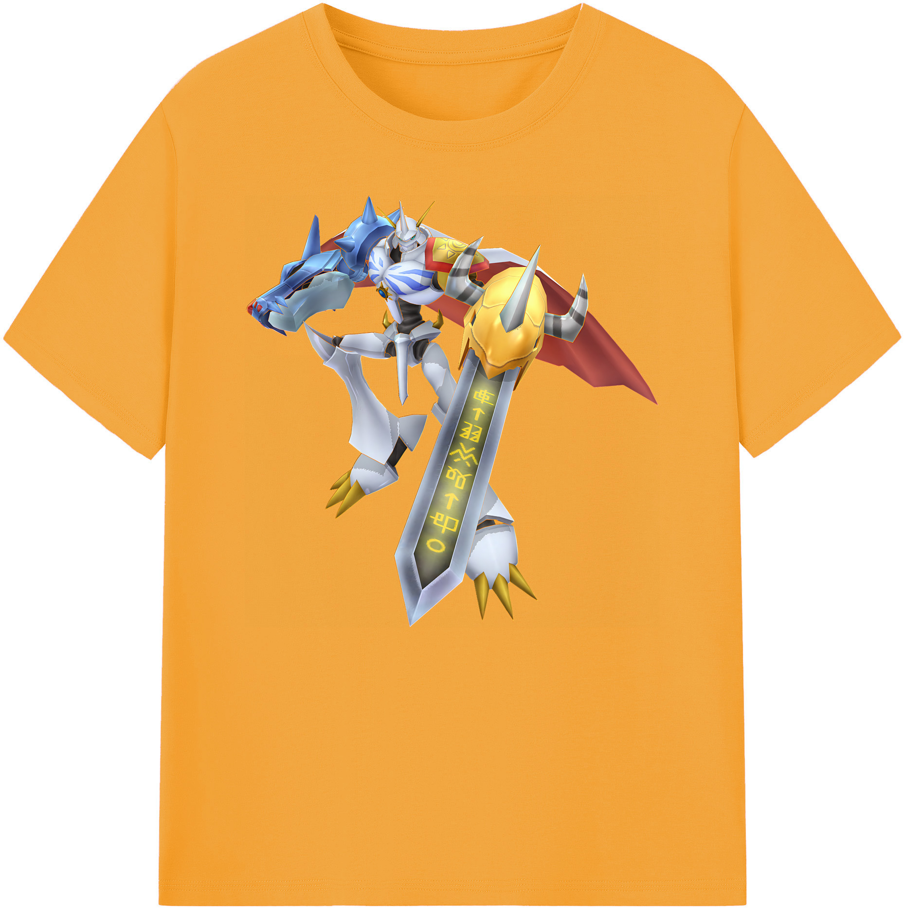 （画像用） Digimon デジタルモンスター/デジモン 綿100％ メンズ半袖Tシャツ｜肌触りやわらか＆通気性
