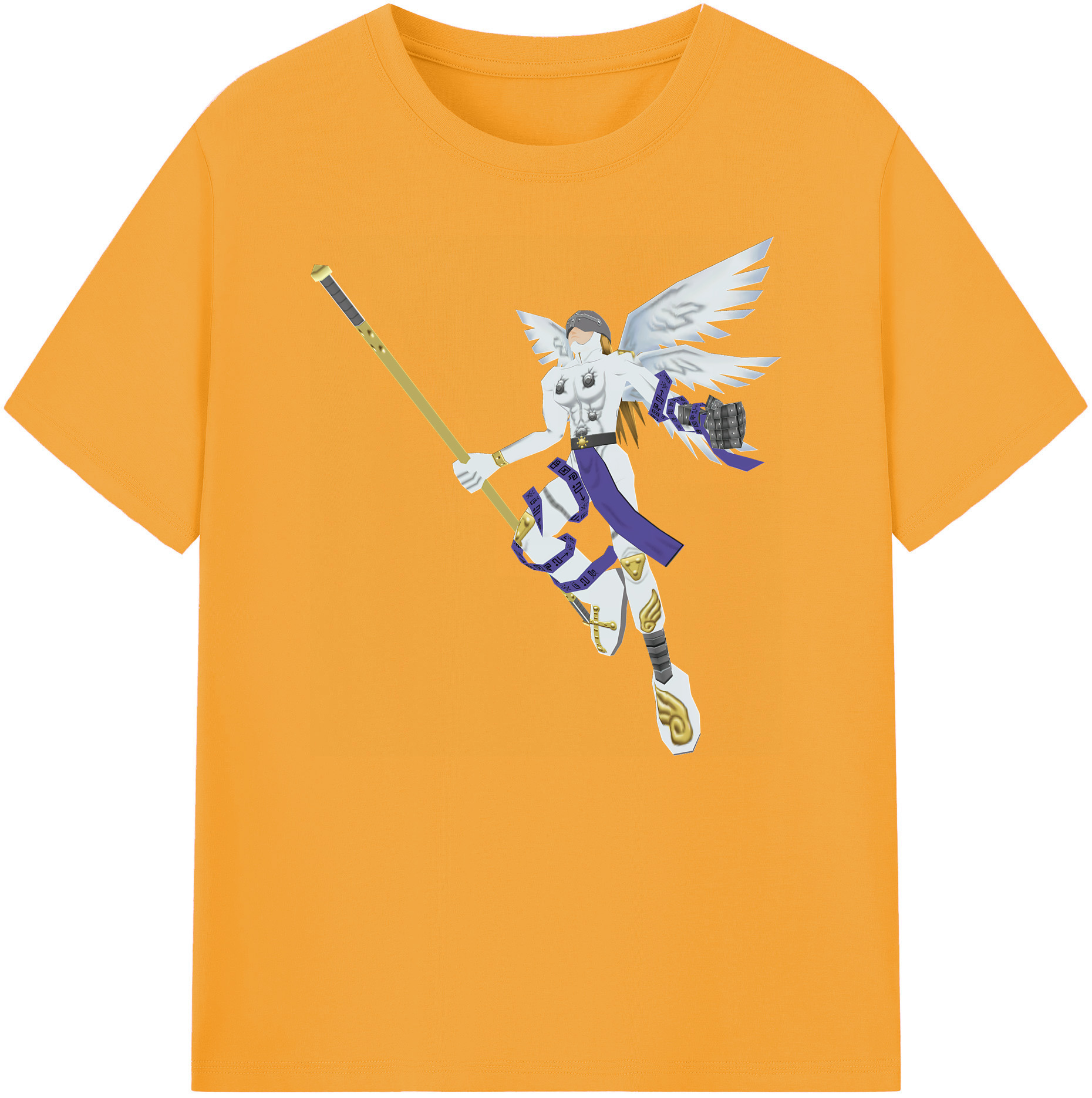（画像用） Digimon デジタルモンスター/デジモン 綿100％ メンズ半袖Tシャツ｜肌触りやわらか＆通気性