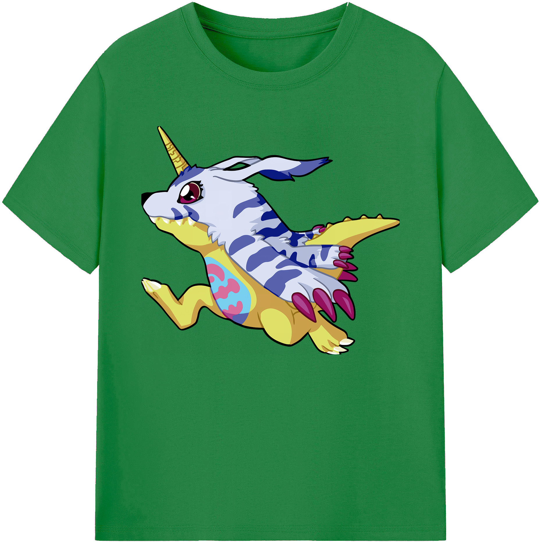 （画像用） Digimon デジタルモンスター/デジモン 綿100％ メンズ半袖Tシャツ｜肌触りやわらか＆通気性