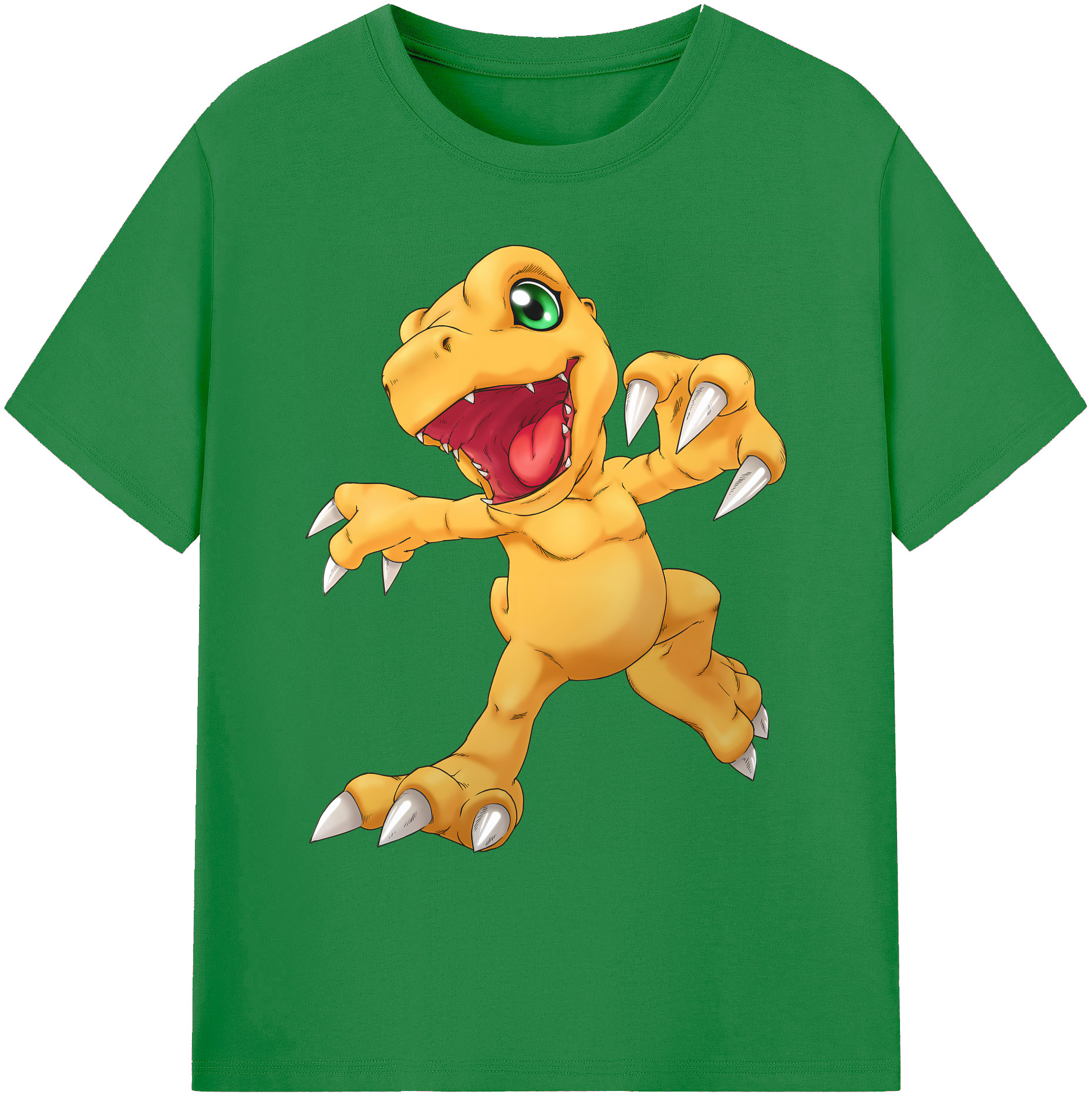 （画像用） Digimon デジタルモンスター/デジモン 綿100％ メンズ半袖Tシャツ｜肌触りやわらか＆通気性