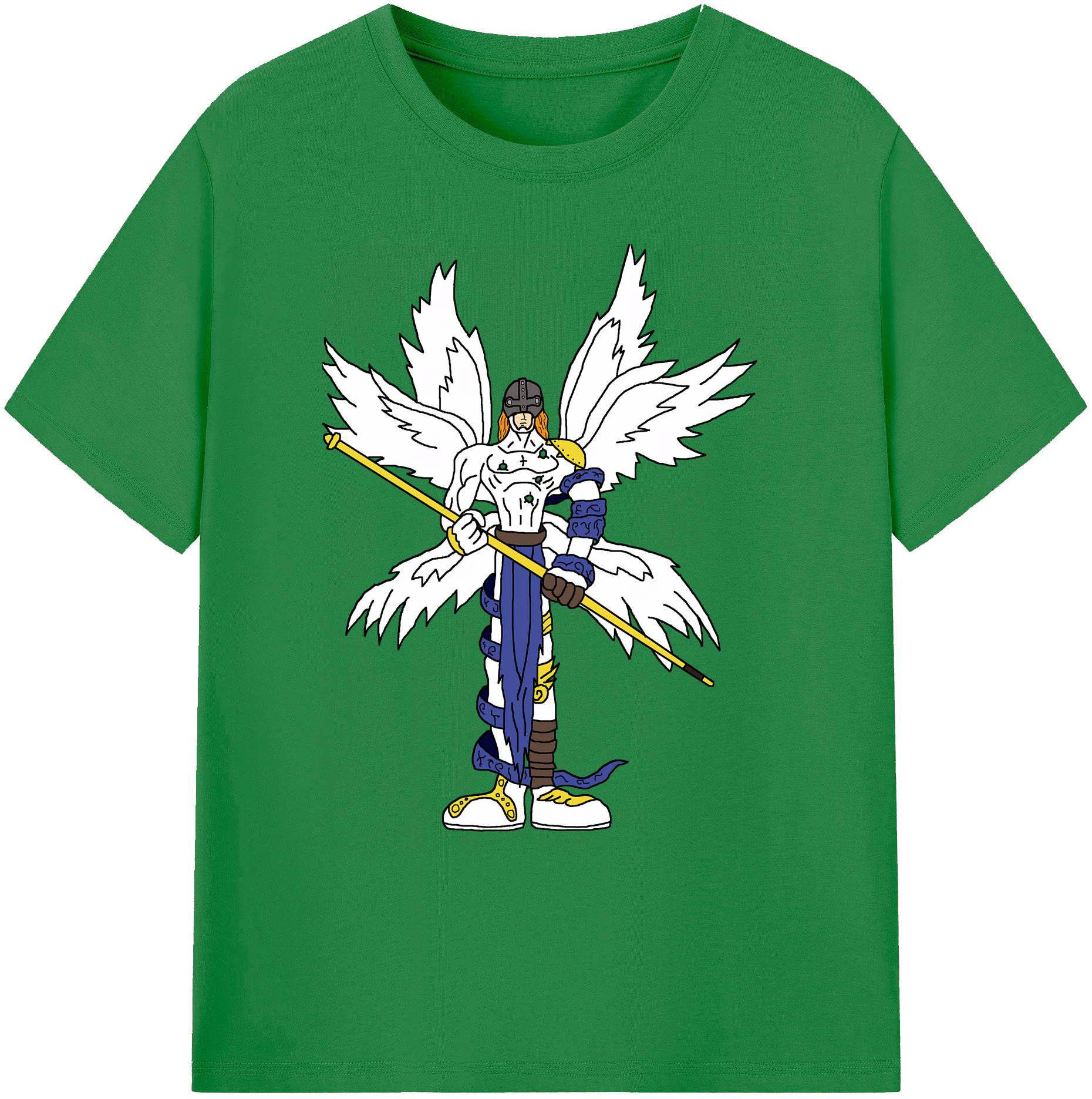 （画像用） Digimon デジタルモンスター/デジモン 綿100％ メンズ半袖Tシャツ｜肌触りやわらか＆通気性