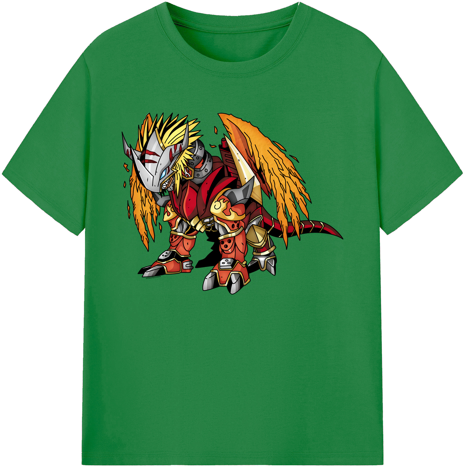 （画像用） Digimon デジタルモンスター/デジモン 綿100％ メンズ半袖Tシャツ｜肌触りやわらか＆通気性