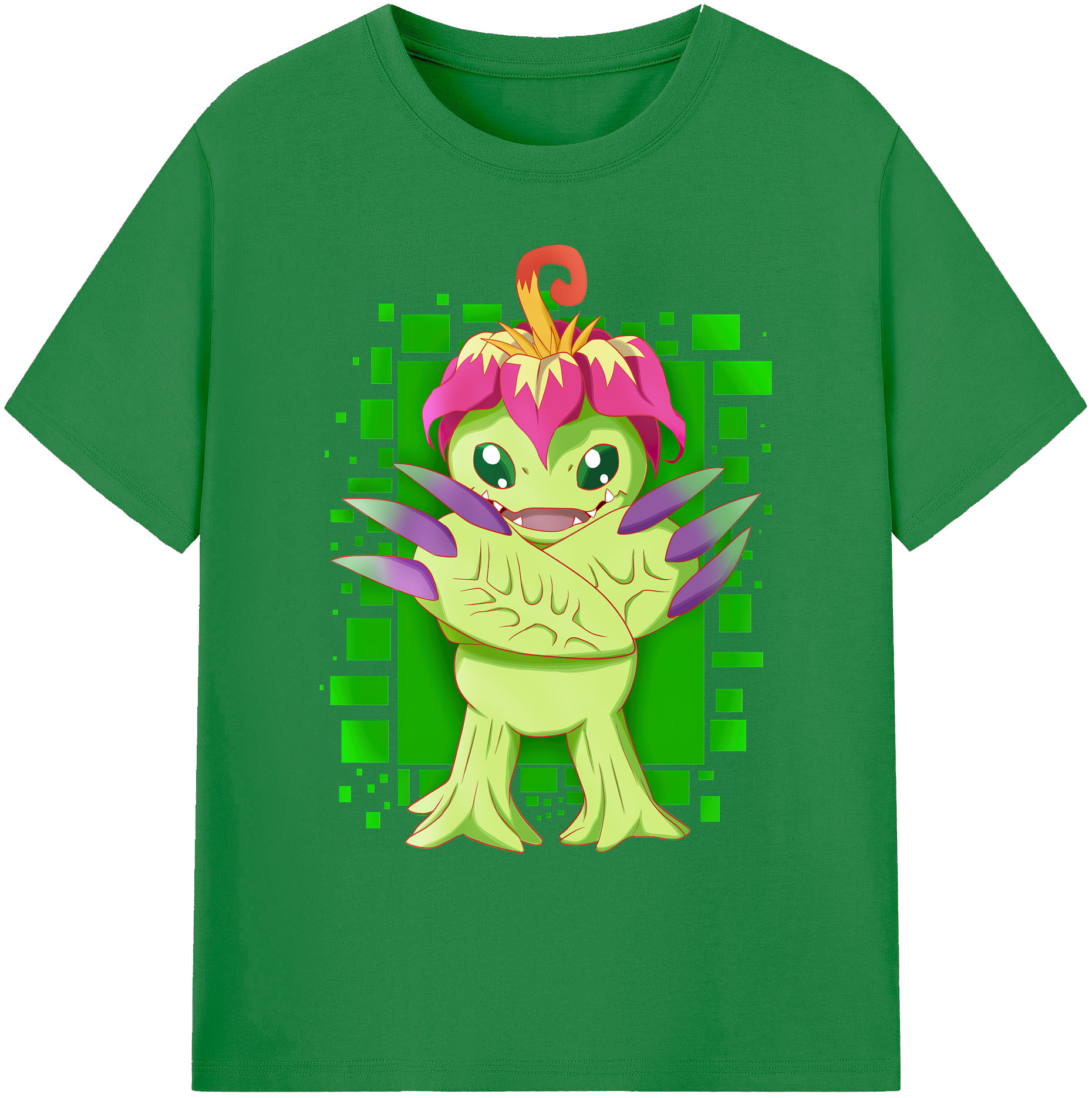 （画像用） Digimon デジタルモンスター/デジモン 綿100％ メンズ半袖Tシャツ｜肌触りやわらか＆通気性