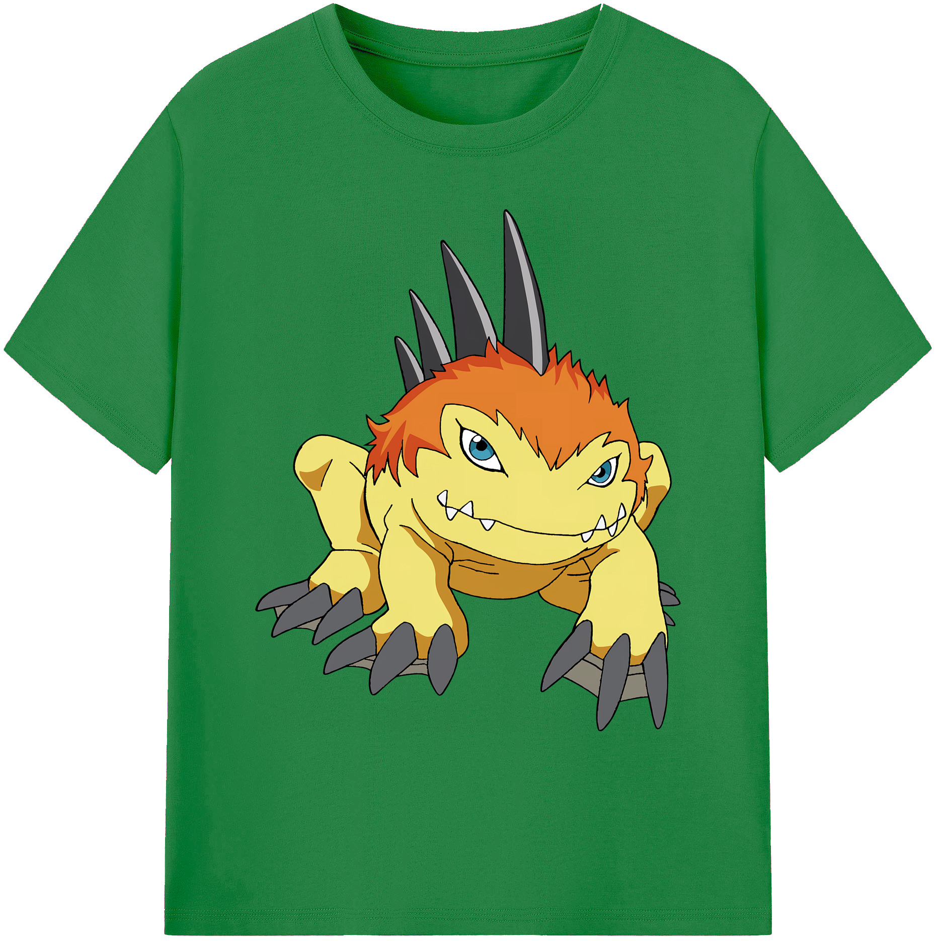 （画像用） Digimon デジタルモンスター/デジモン 綿100％ メンズ半袖Tシャツ｜肌触りやわらか＆通気性