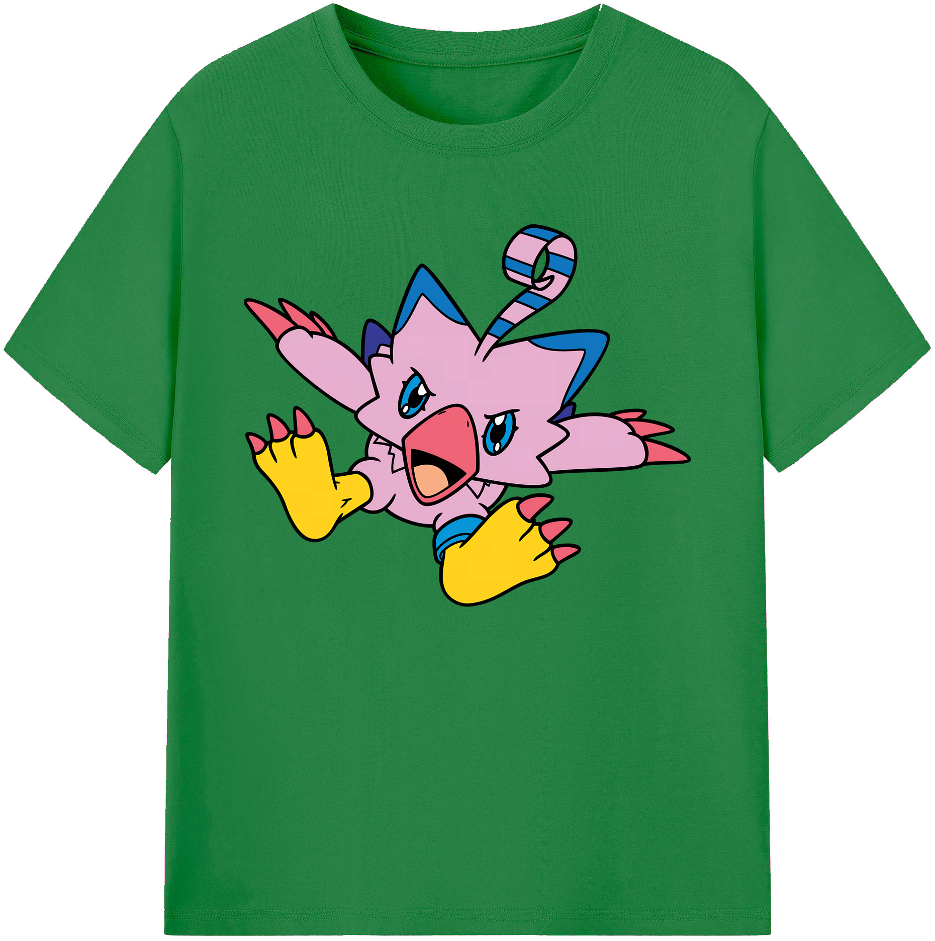 （画像用） Digimon デジタルモンスター/デジモン 綿100％ メンズ半袖Tシャツ｜肌触りやわらか＆通気性