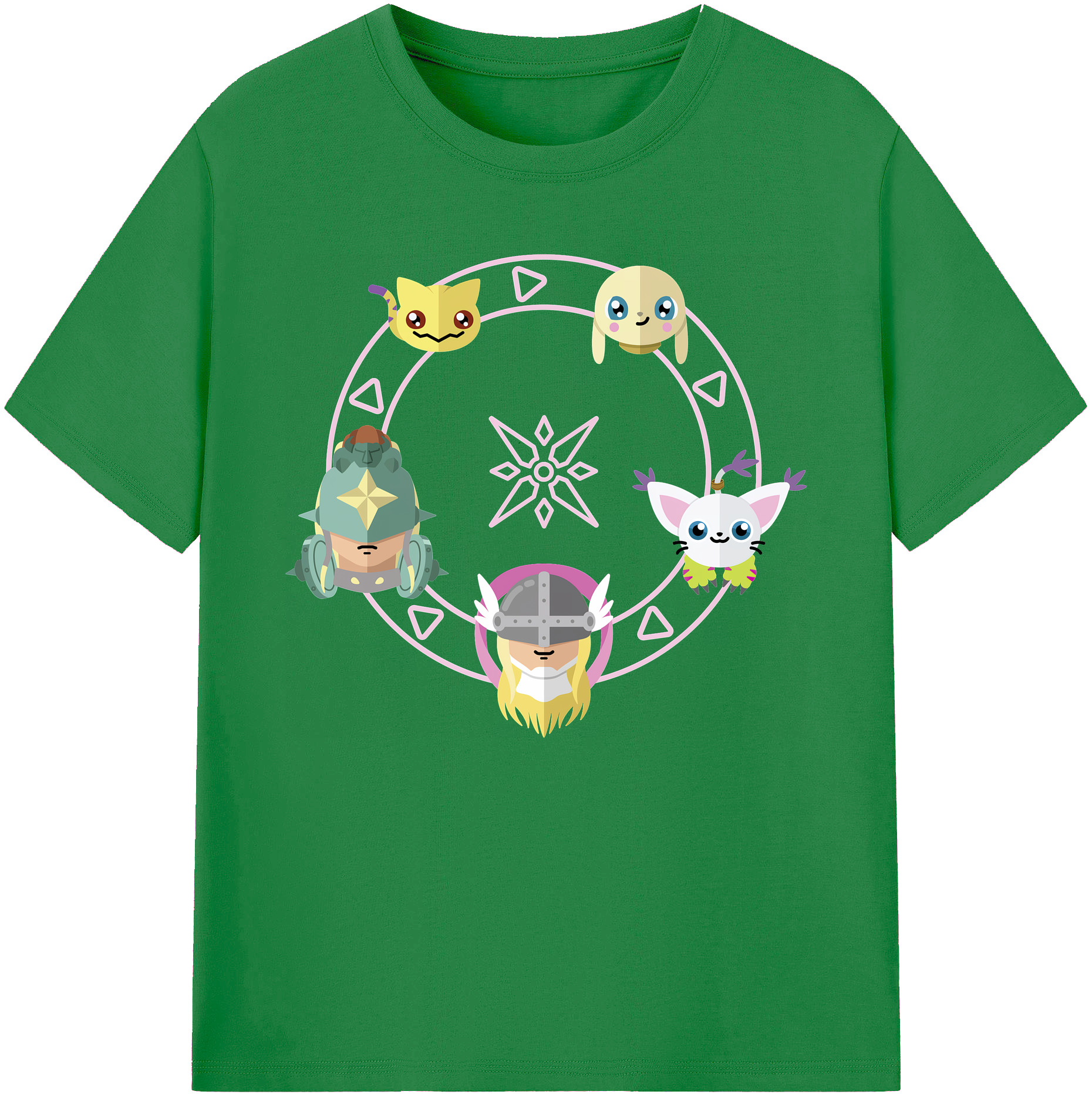 （画像用） Digimon デジタルモンスター/デジモン 綿100％ メンズ半袖Tシャツ｜肌触りやわらか＆通気性