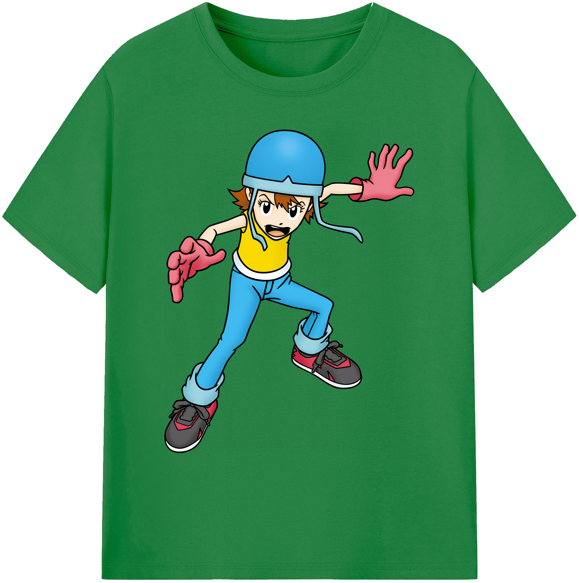 （画像用） Digimon デジタルモンスター/デジモン 綿100％ メンズ半袖Tシャツ｜肌触りやわらか＆通気性