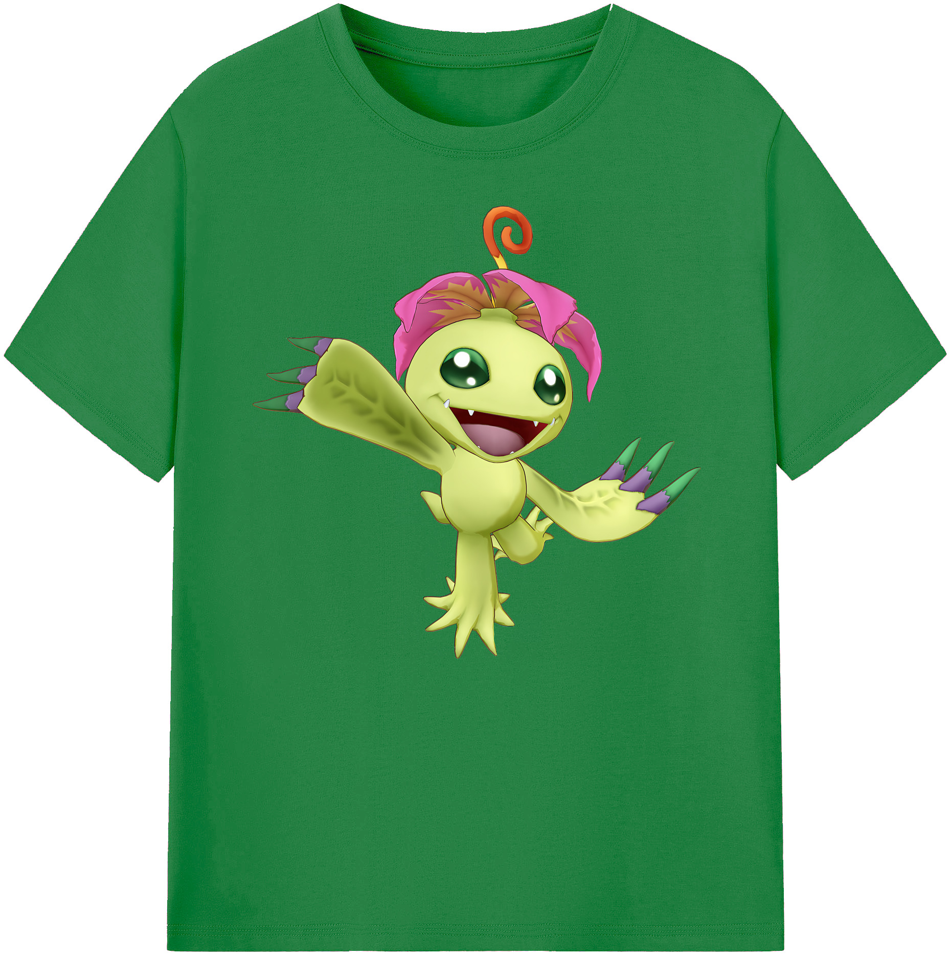 （画像用） Digimon デジタルモンスター/デジモン 綿100％ メンズ半袖Tシャツ｜肌触りやわらか＆通気性