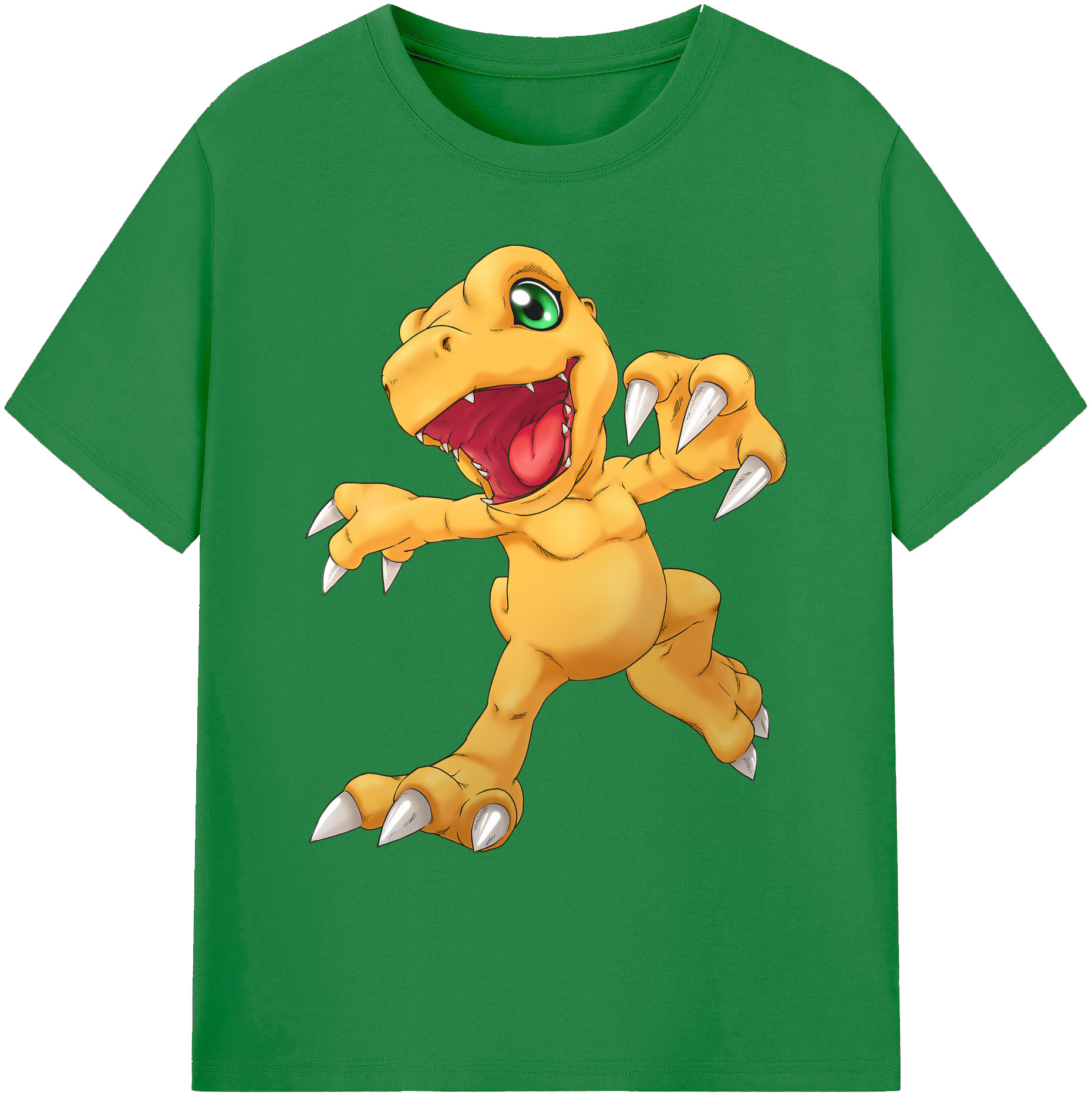 （画像用） Digimon デジタルモンスター/デジモン 綿100％ メンズ半袖Tシャツ｜肌触りやわらか＆通気性