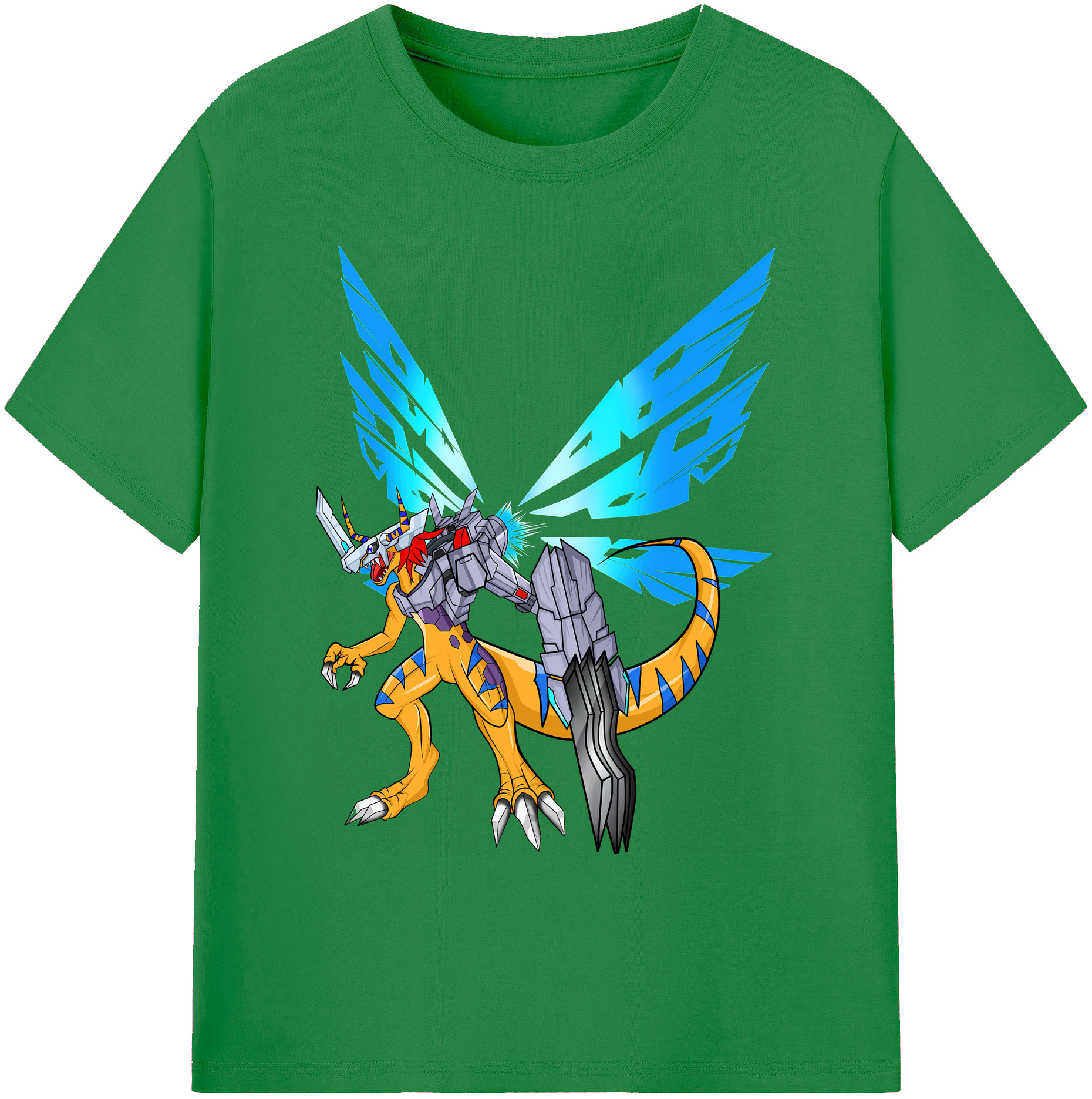 （画像用） Digimon デジタルモンスター/デジモン 綿100％ メンズ半袖Tシャツ｜肌触りやわらか＆通気性