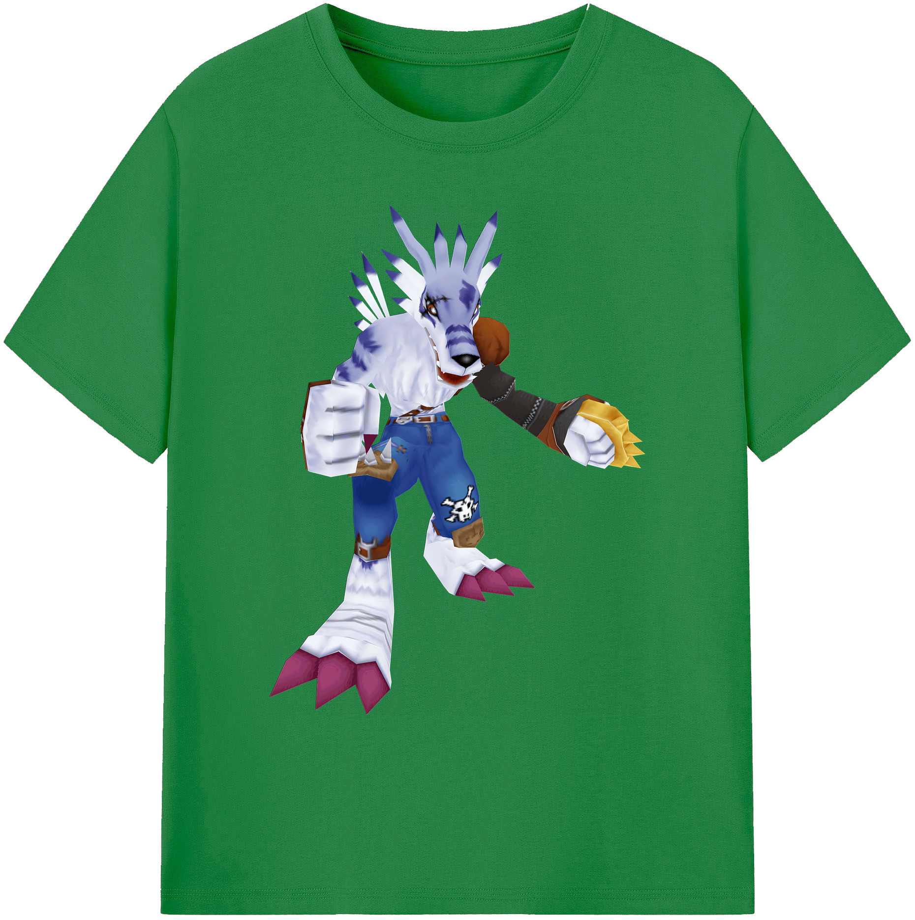 （画像用） Digimon デジタルモンスター/デジモン 綿100％ メンズ半袖Tシャツ｜肌触りやわらか＆通気性