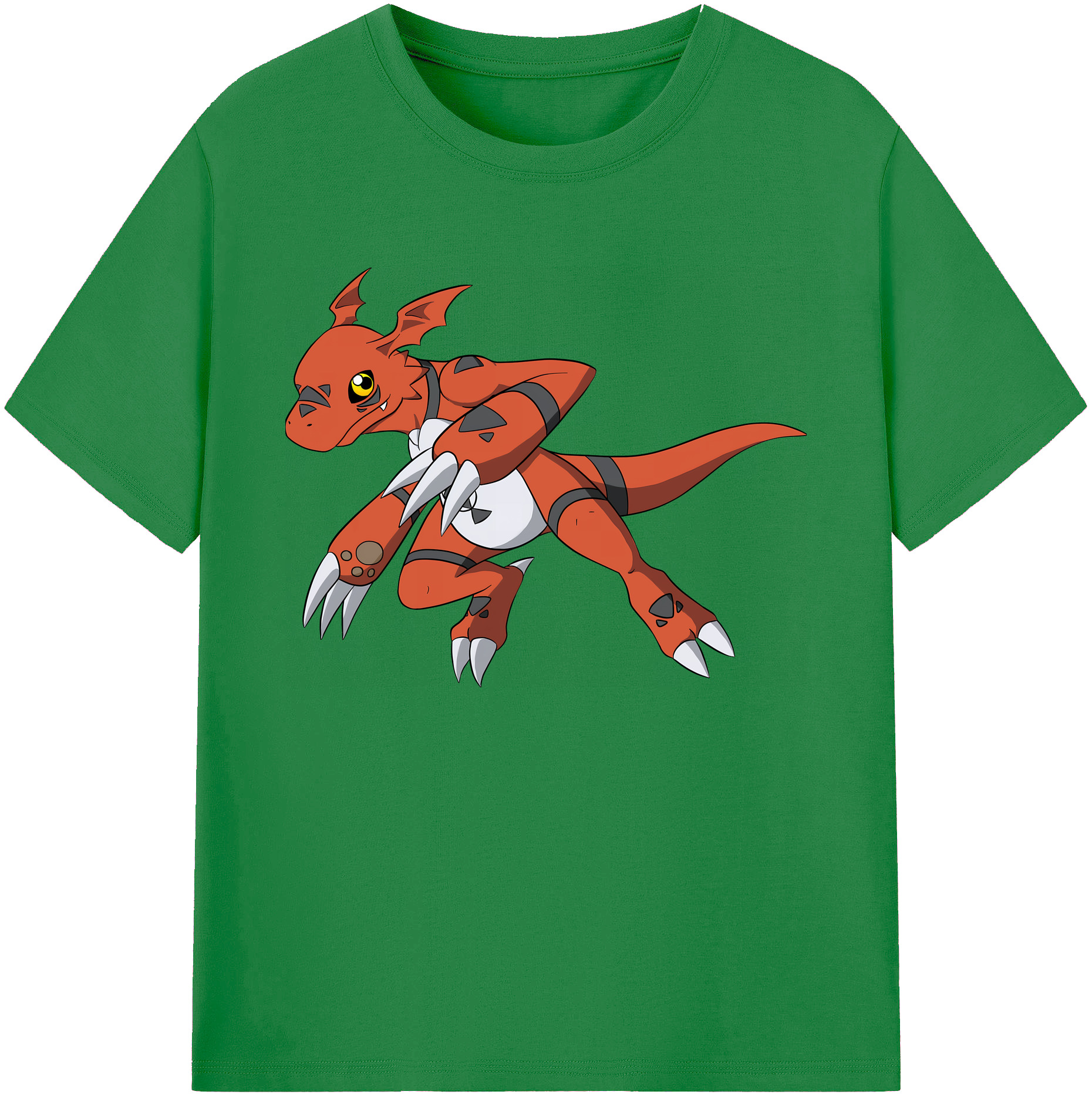 （画像用） Digimon デジタルモンスター/デジモン 綿100％ メンズ半袖Tシャツ｜肌触りやわらか＆通気性
