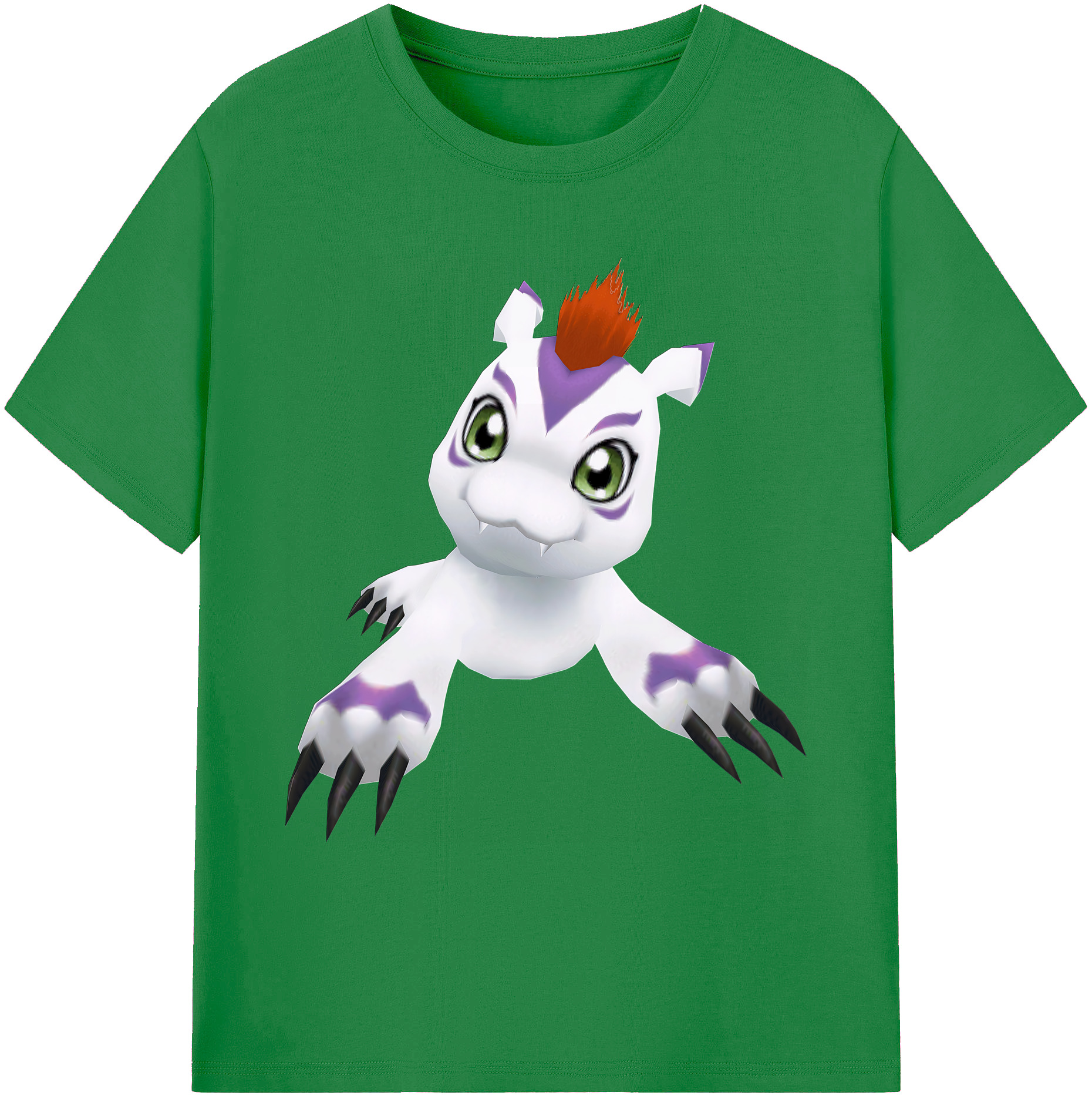 （画像用） Digimon デジタルモンスター/デジモン 綿100％ メンズ半袖Tシャツ｜肌触りやわらか＆通気性