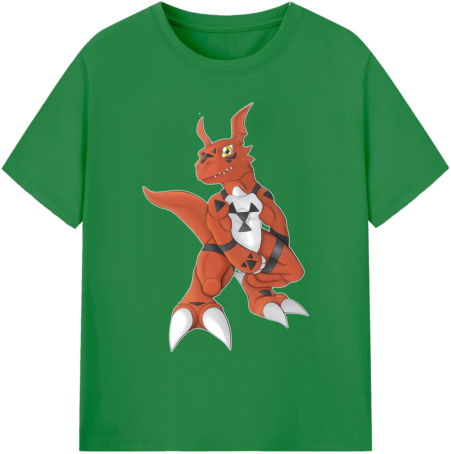 （画像用） Digimon デジタルモンスター/デジモン 綿100％ メンズ半袖Tシャツ｜肌触りやわらか＆通気性