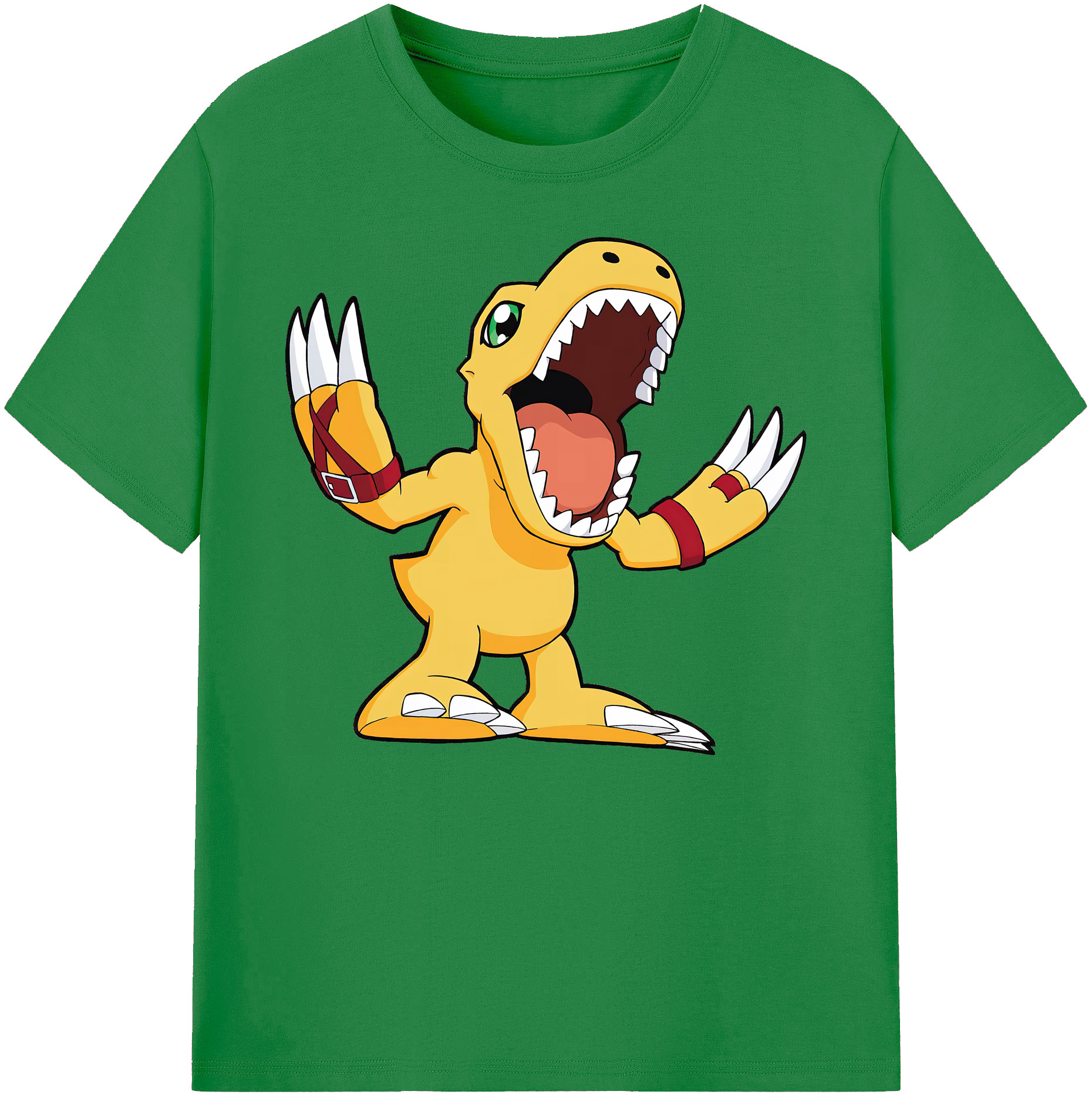 （画像用） Digimon デジタルモンスター/デジモン 綿100％ メンズ半袖Tシャツ｜肌触りやわらか＆通気性