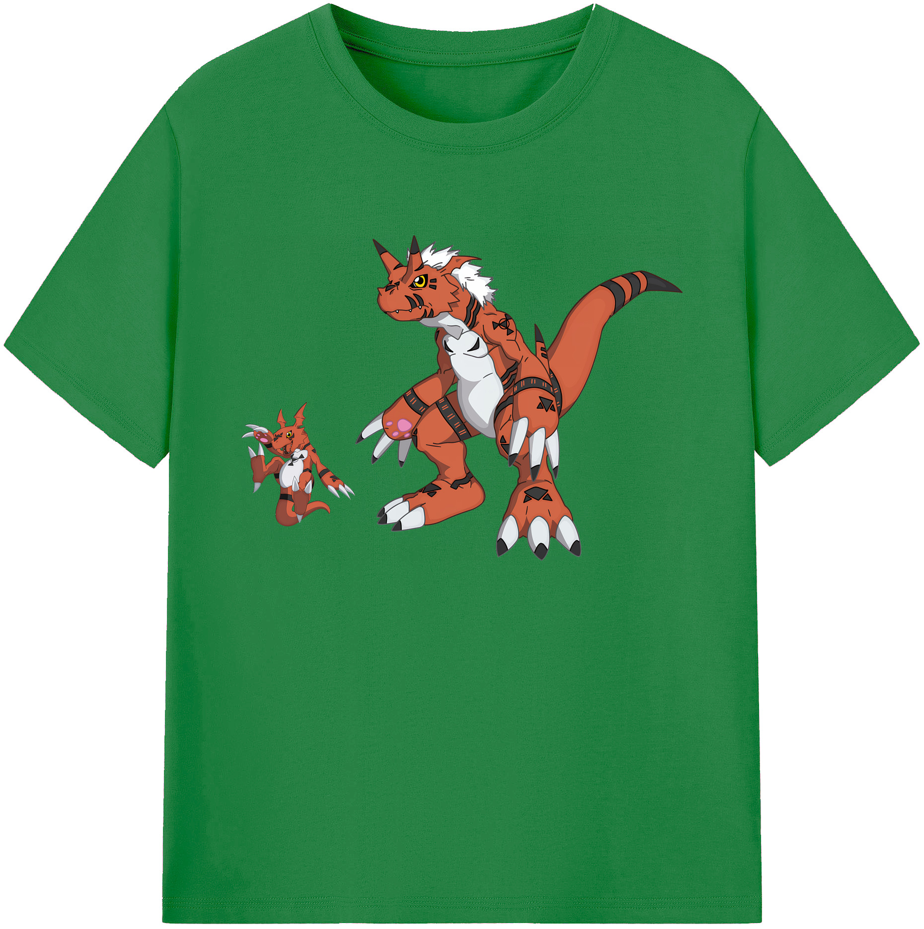 （画像用） Digimon デジタルモンスター/デジモン 綿100％ メンズ半袖Tシャツ｜肌触りやわらか＆通気性