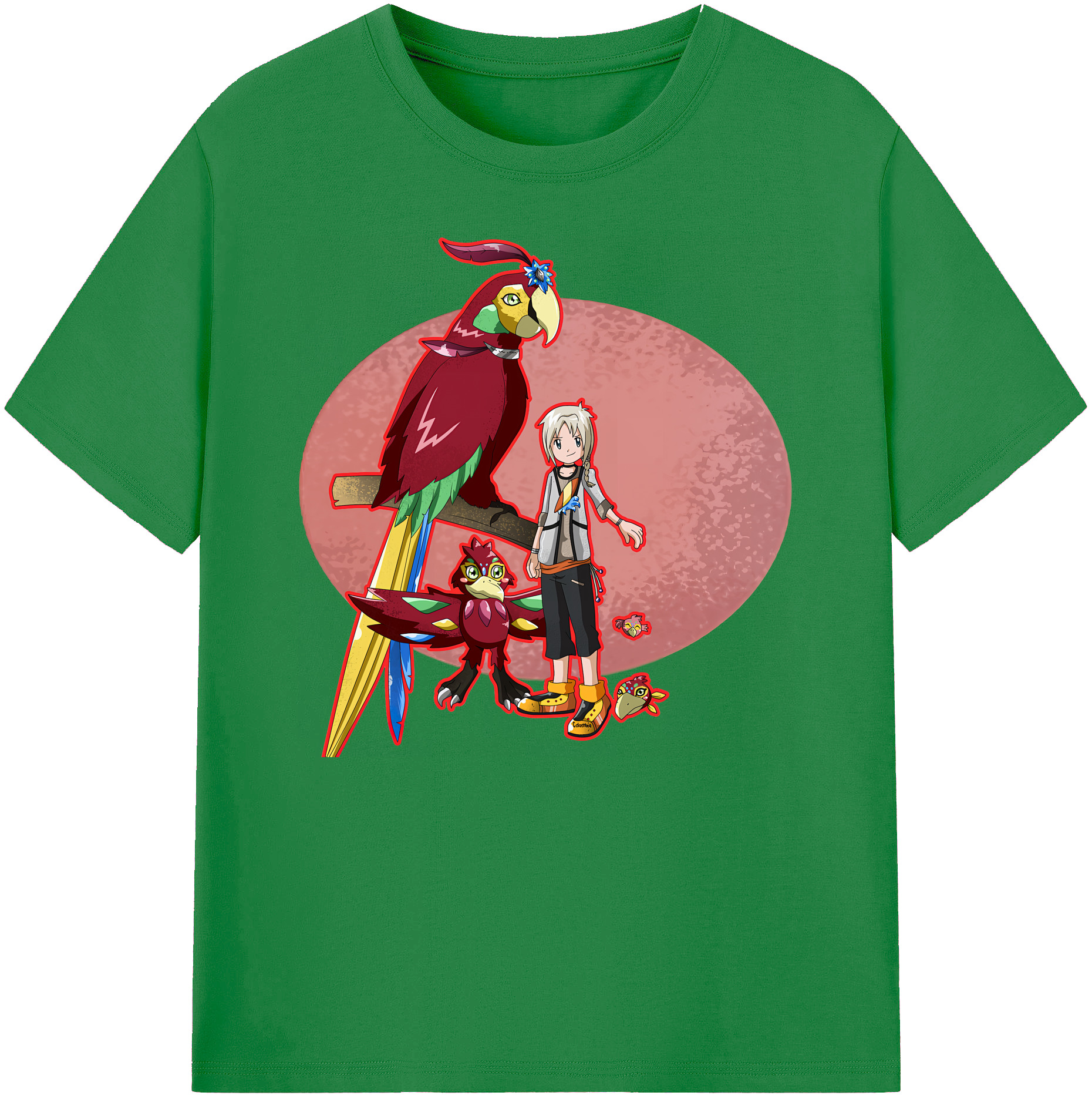 （画像用） Digimon デジタルモンスター/デジモン 綿100％ メンズ半袖Tシャツ｜肌触りやわらか＆通気性