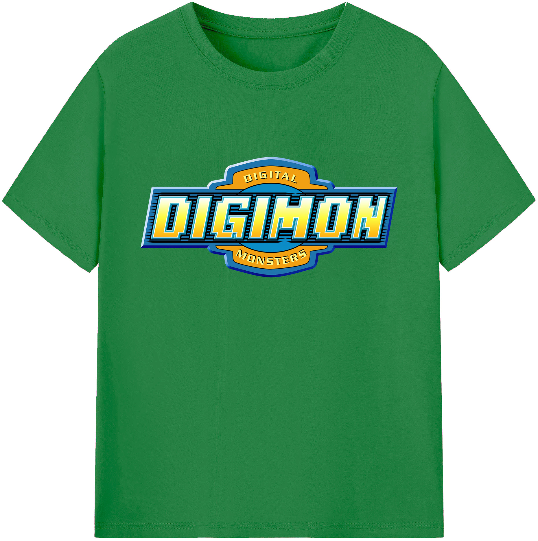 （画像用） Digimon デジタルモンスター/デジモン 綿100％ メンズ半袖Tシャツ｜肌触りやわらか＆通気性
