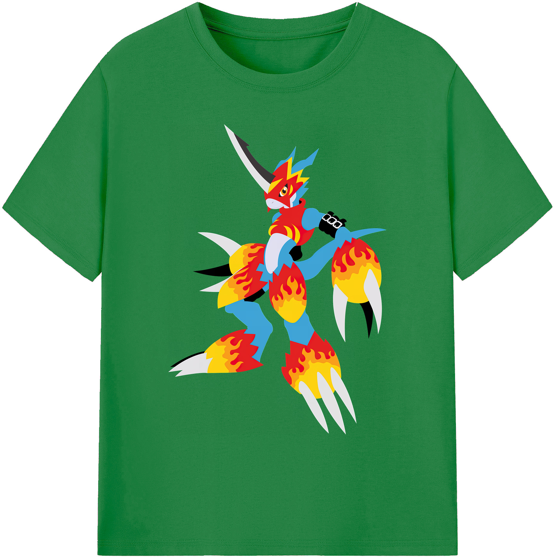 （画像用） Digimon デジタルモンスター/デジモン 綿100％ メンズ半袖Tシャツ｜肌触りやわらか＆通気性