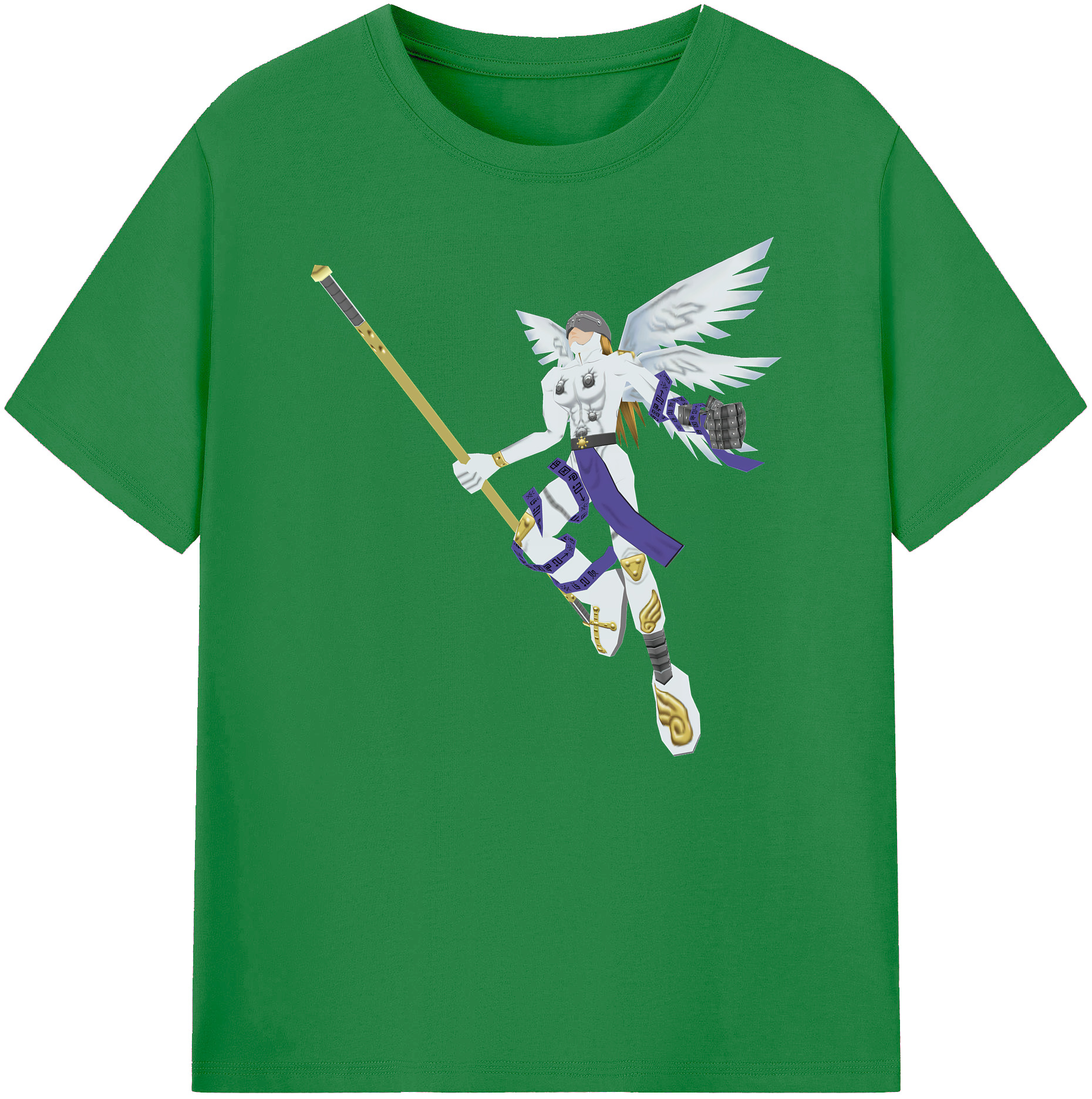 （画像用） Digimon デジタルモンスター/デジモン 綿100％ メンズ半袖Tシャツ｜肌触りやわらか＆通気性
