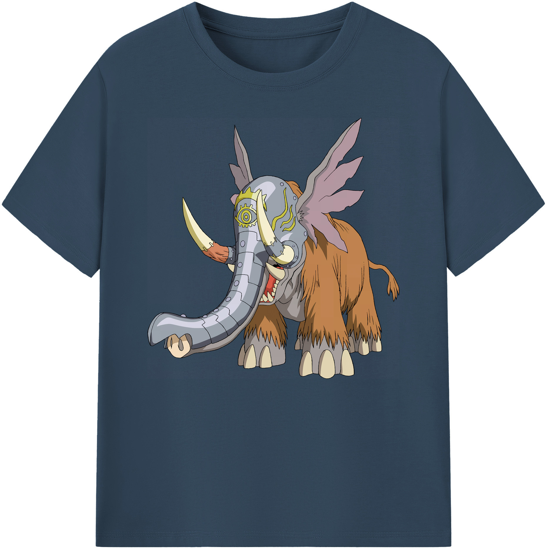 （画像用） Digimon デジタルモンスター/デジモン 綿100％ メンズ半袖Tシャツ｜肌触りやわらか＆通気性