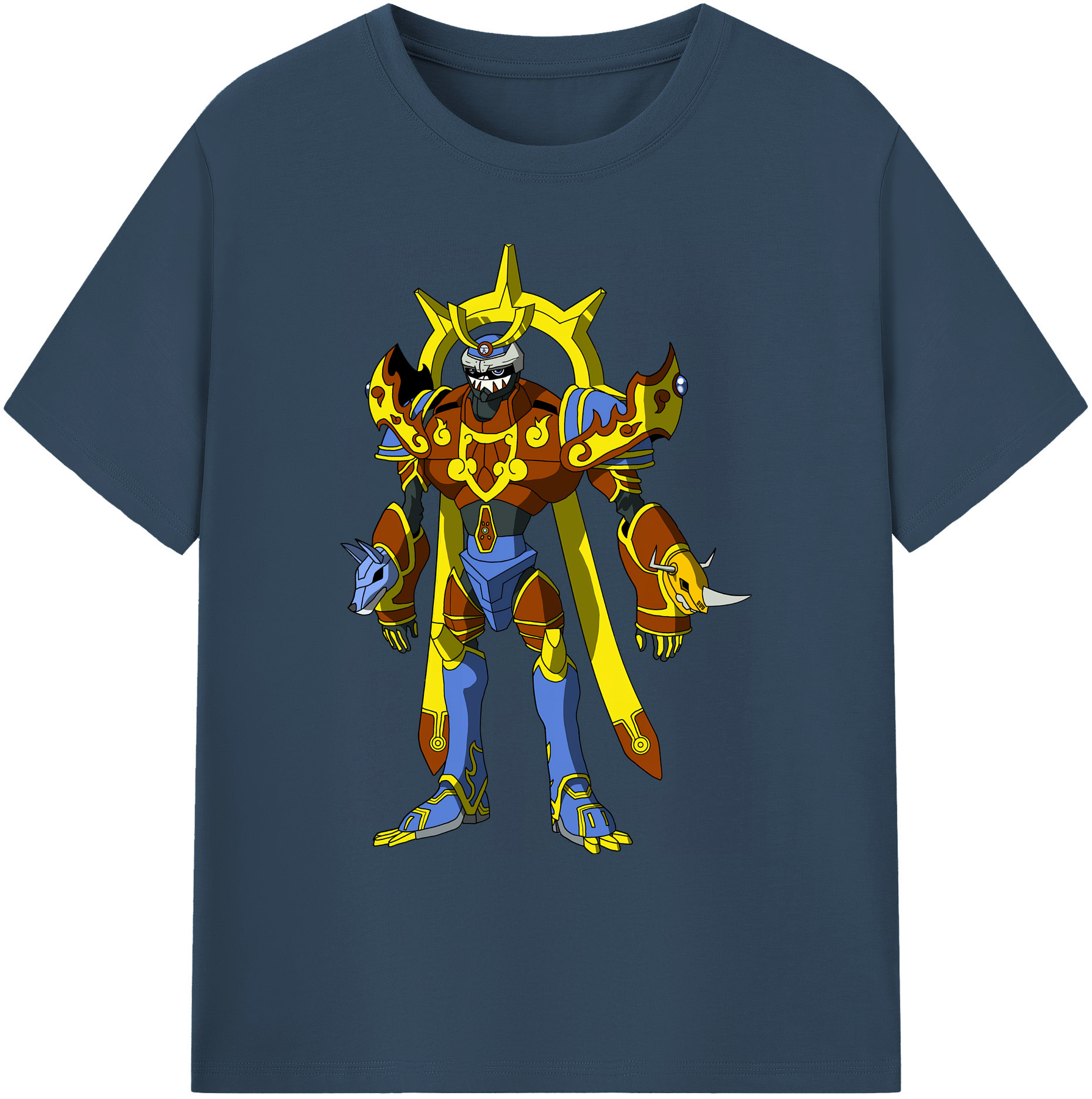 （画像用） Digimon デジタルモンスター/デジモン 綿100％ メンズ半袖Tシャツ｜肌触りやわらか＆通気性