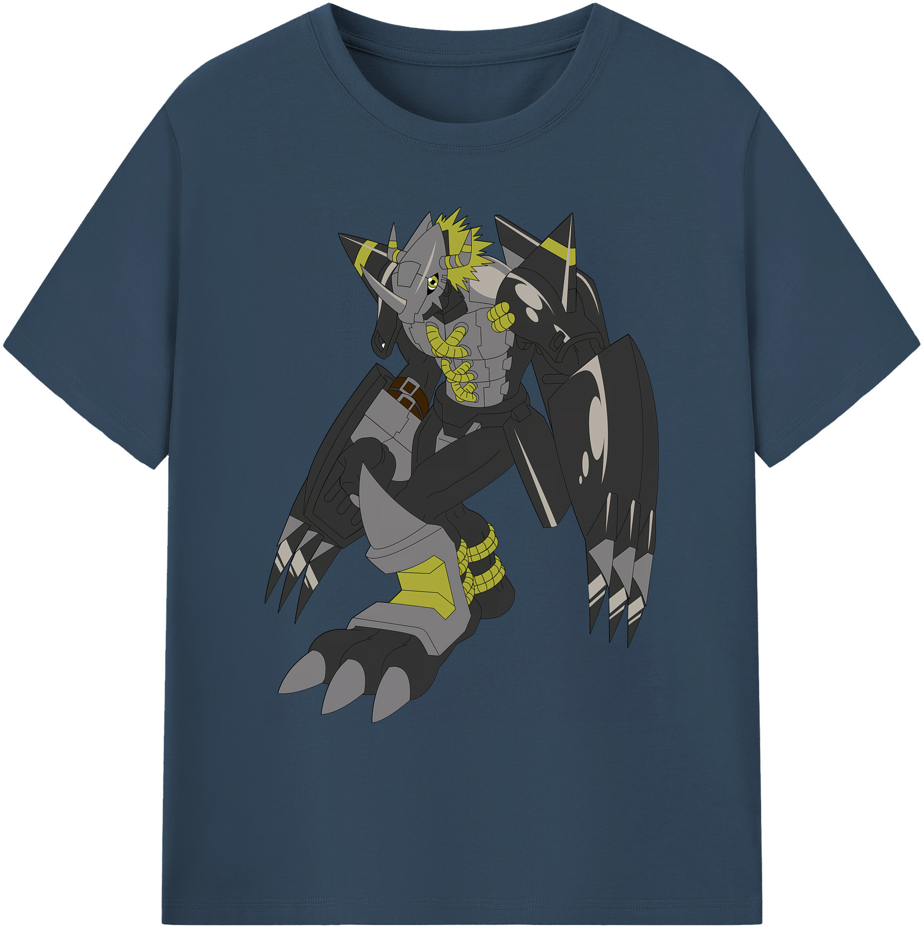 （画像用） Digimon デジタルモンスター/デジモン 綿100％ メンズ半袖Tシャツ｜肌触りやわらか＆通気性