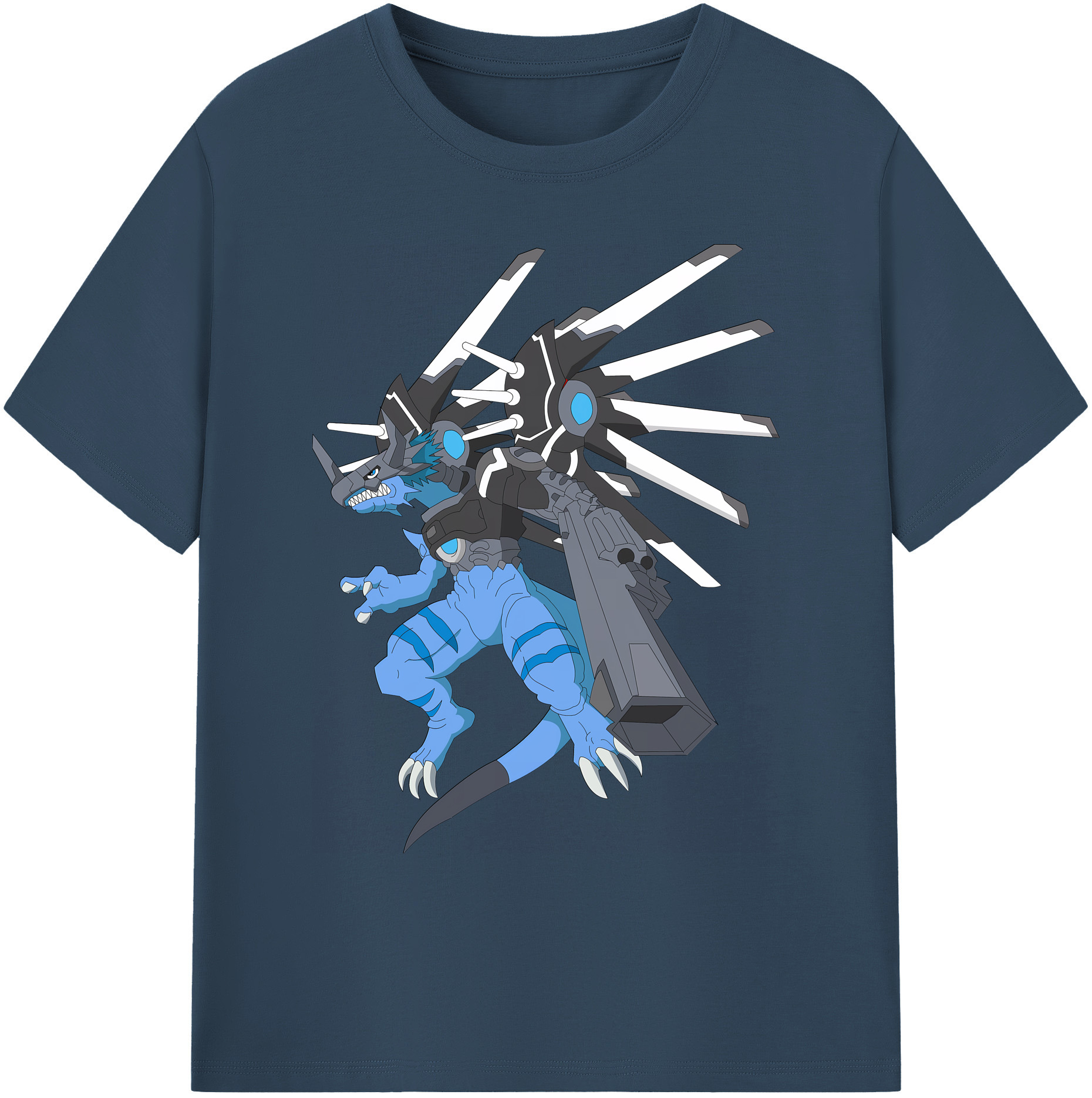（画像用） Digimon デジタルモンスター/デジモン 綿100％ メンズ半袖Tシャツ｜肌触りやわらか＆通気性