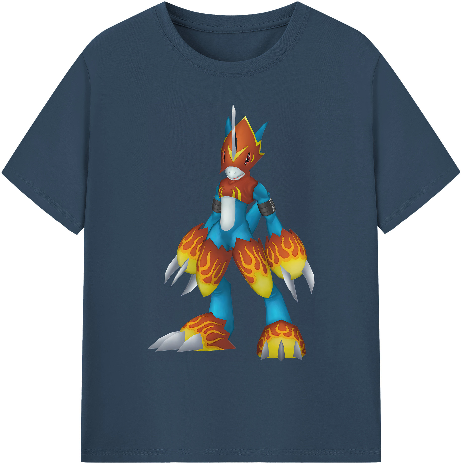 （画像用） Digimon デジタルモンスター/デジモン 綿100％ メンズ半袖Tシャツ｜肌触りやわらか＆通気性