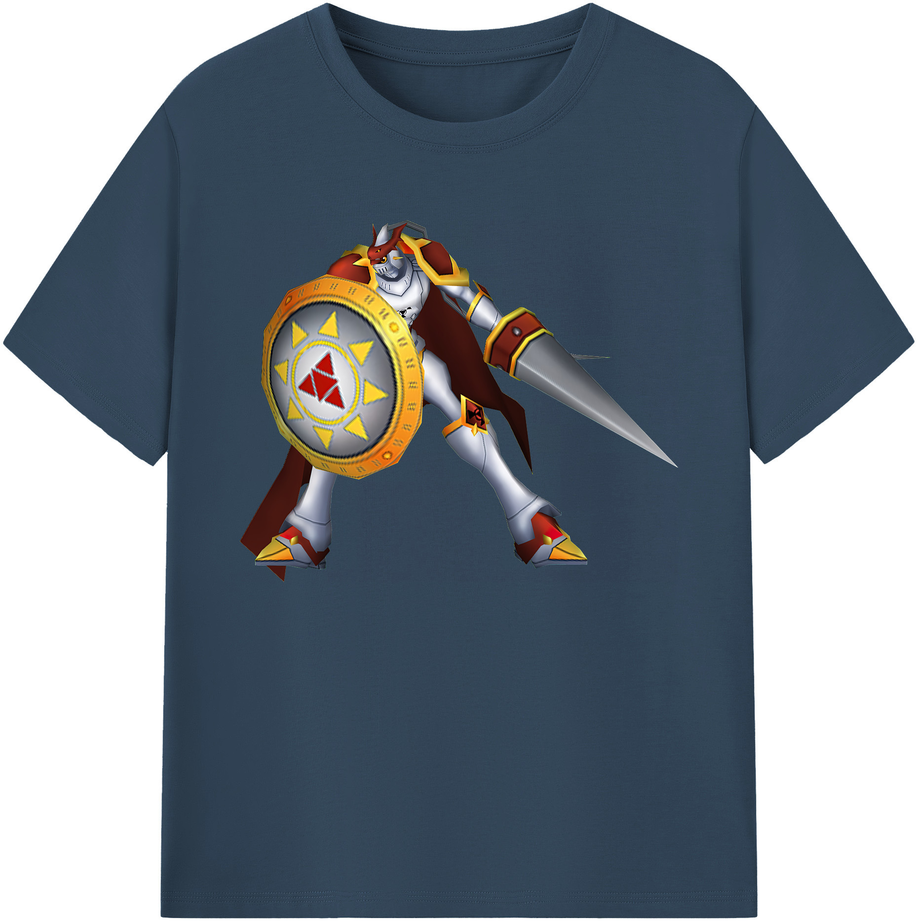 （画像用） Digimon デジタルモンスター/デジモン 綿100％ メンズ半袖Tシャツ｜肌触りやわらか＆通気性