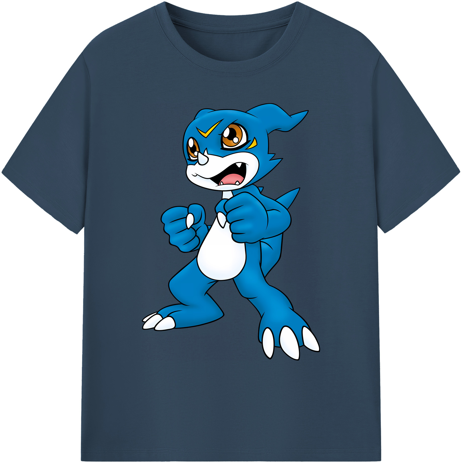 （画像用） Digimon デジタルモンスター/デジモン 綿100％ メンズ半袖Tシャツ｜肌触りやわらか＆通気性
