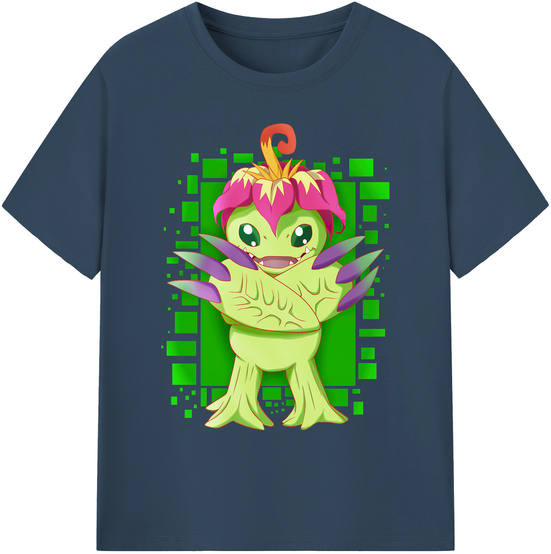 （画像用） Digimon デジタルモンスター/デジモン 綿100％ メンズ半袖Tシャツ｜肌触りやわらか＆通気性