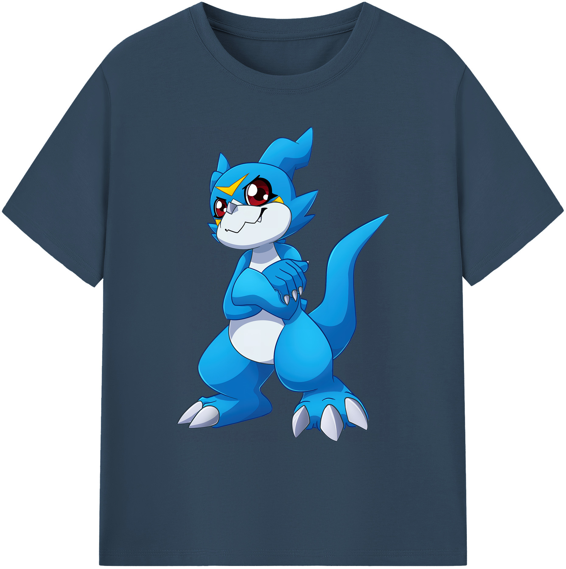 （画像用） Digimon デジタルモンスター/デジモン 綿100％ メンズ半袖Tシャツ｜肌触りやわらか＆通気性