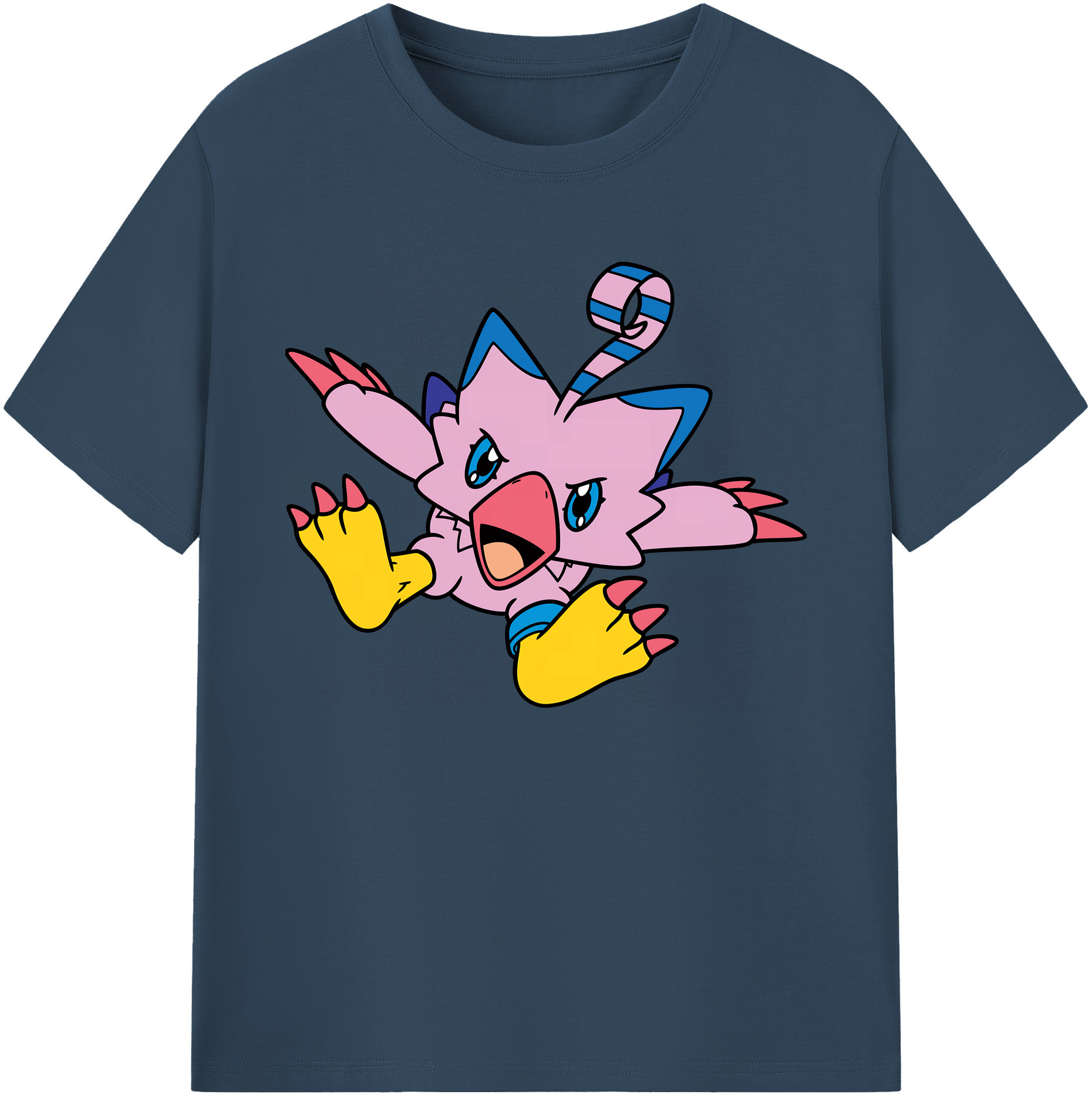 （画像用） Digimon デジタルモンスター/デジモン 綿100％ メンズ半袖Tシャツ｜肌触りやわらか＆通気性