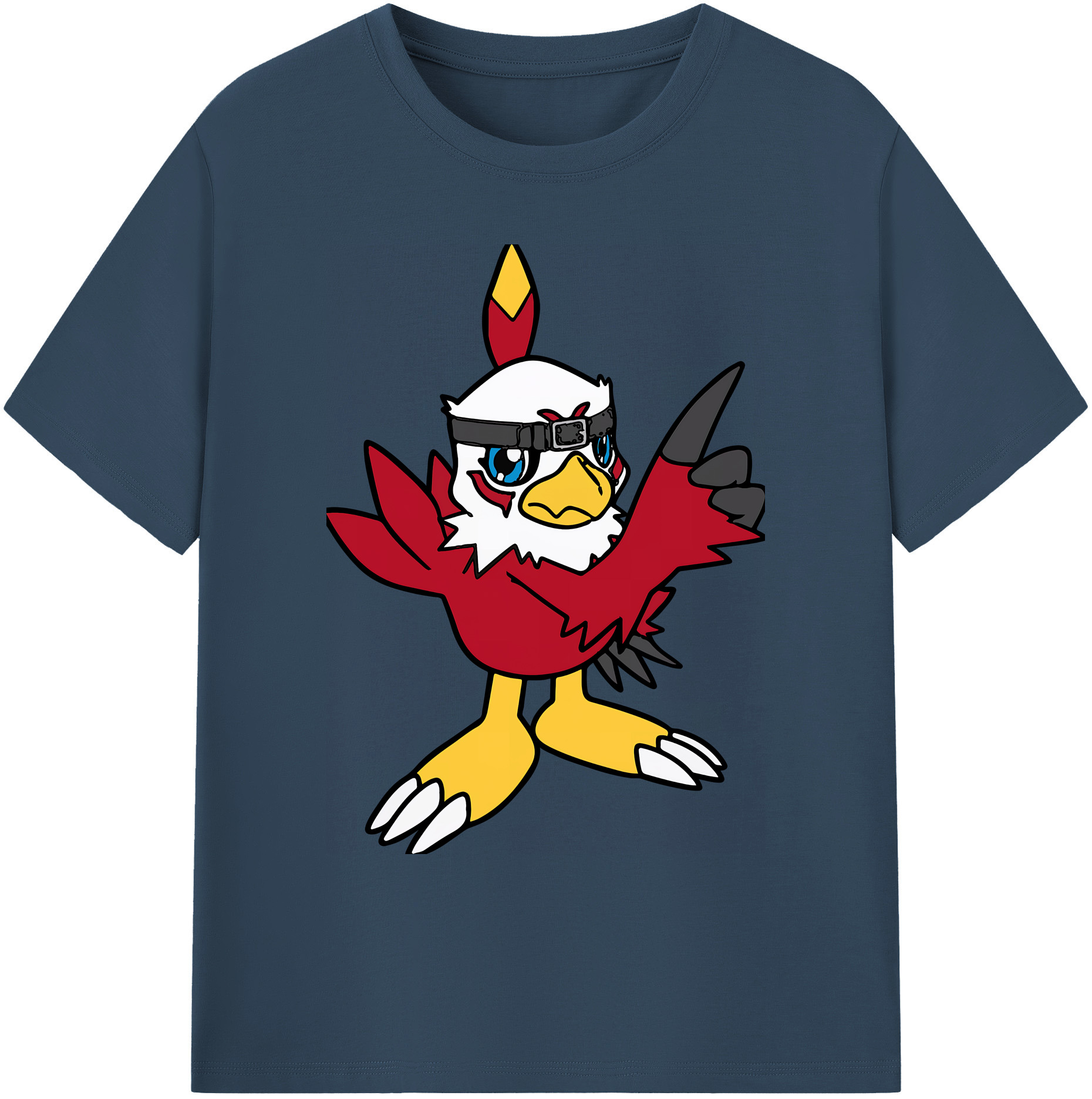 （画像用） Digimon デジタルモンスター/デジモン 綿100％ メンズ半袖Tシャツ｜肌触りやわらか＆通気性