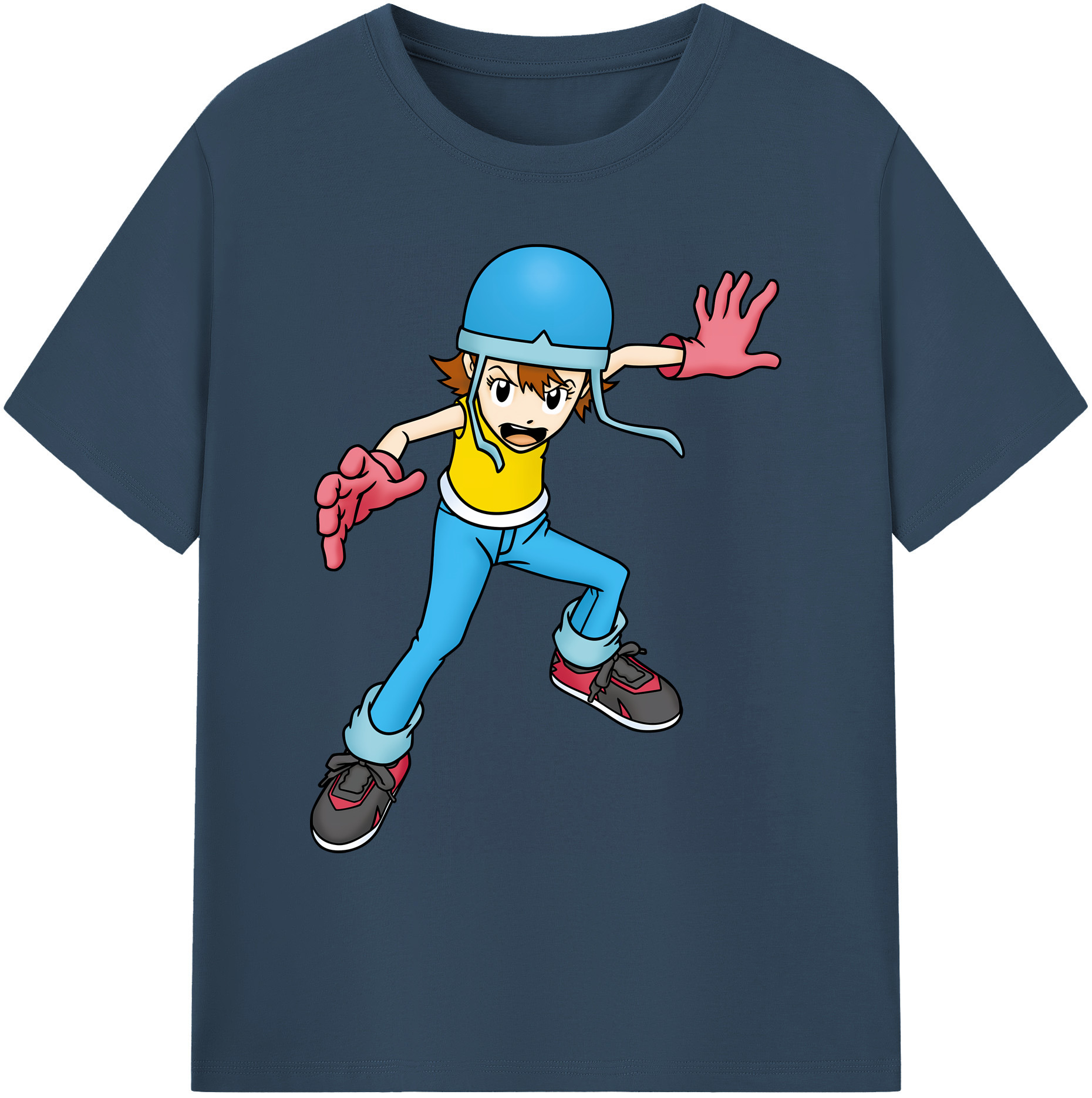 （画像用） Digimon デジタルモンスター/デジモン 綿100％ メンズ半袖Tシャツ｜肌触りやわらか＆通気性