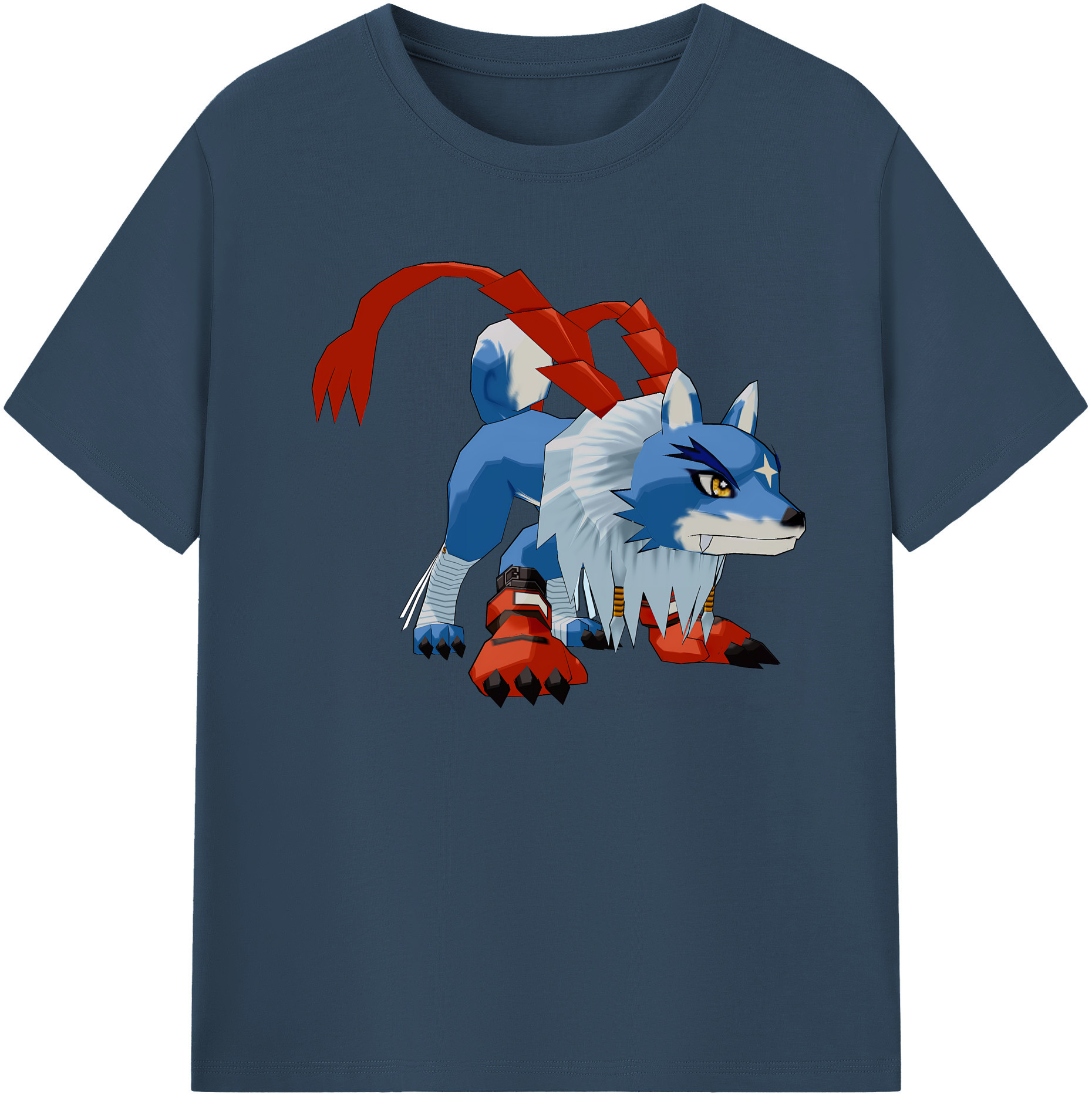 （画像用） Digimon デジタルモンスター/デジモン 綿100％ メンズ半袖Tシャツ｜肌触りやわらか＆通気性