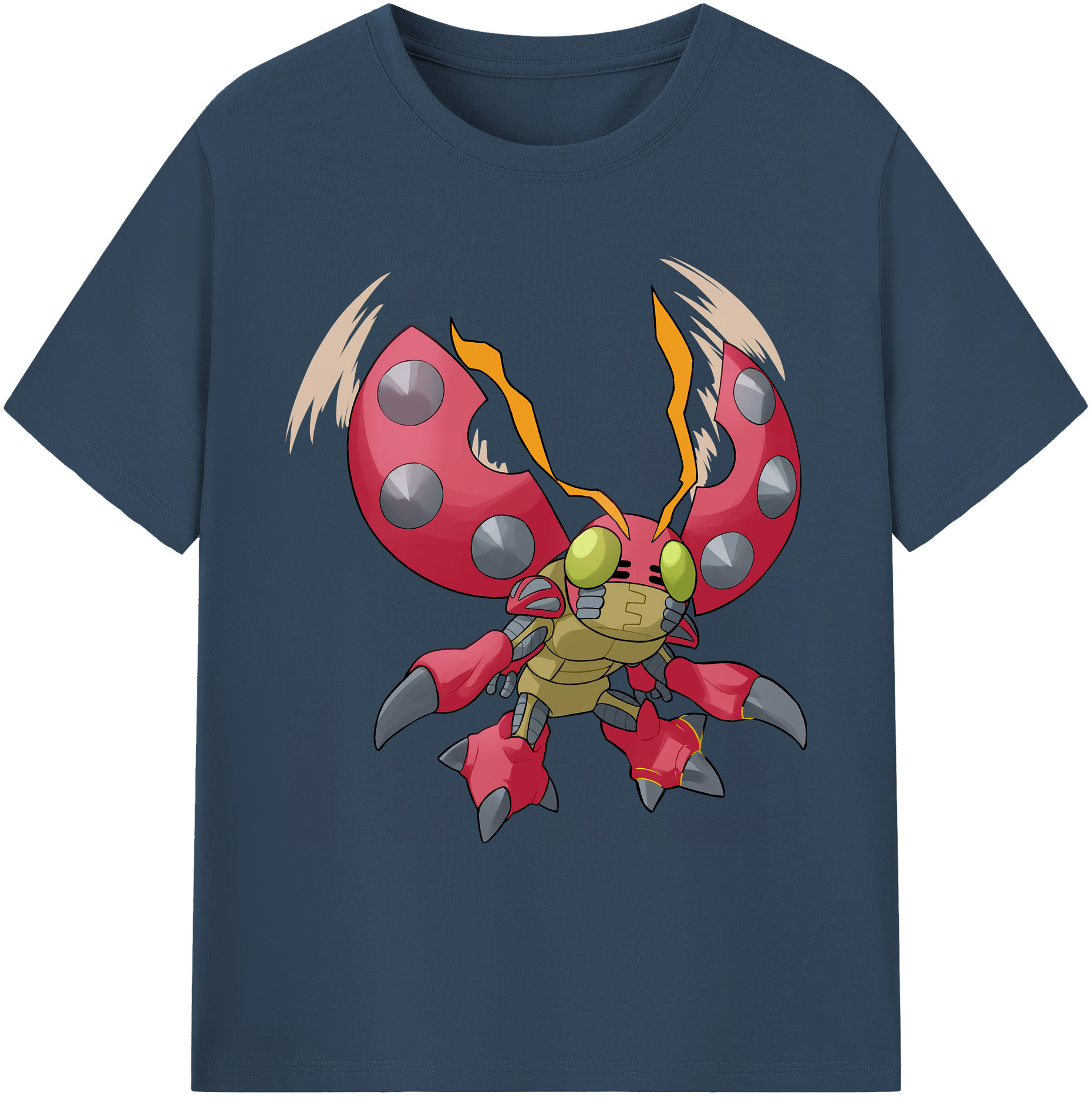 （画像用） Digimon デジタルモンスター/デジモン 綿100％ メンズ半袖Tシャツ｜肌触りやわらか＆通気性