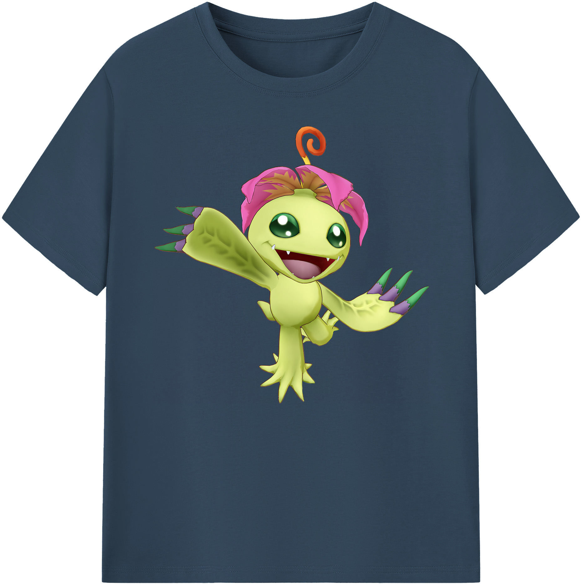 （画像用） Digimon デジタルモンスター/デジモン 綿100％ メンズ半袖Tシャツ｜肌触りやわらか＆通気性